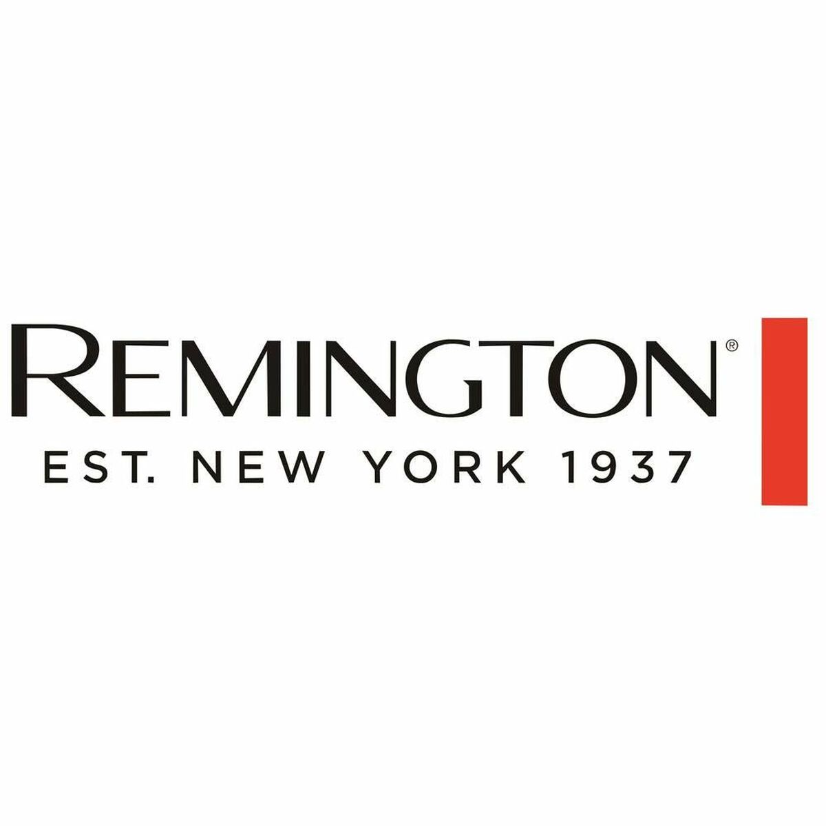 Logo de Remington, établi à New York en 1937, représentant des produits de soins personnels.