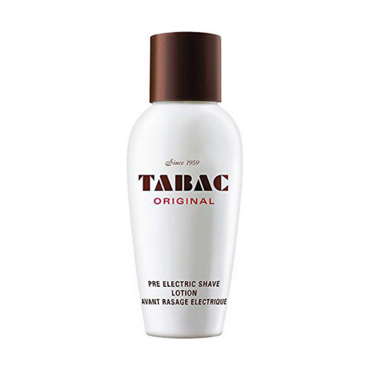 Lotion Pré-Rasage Tabac Original 150 ml, soin pour hommes, tous types de peau, emballage élégant.
