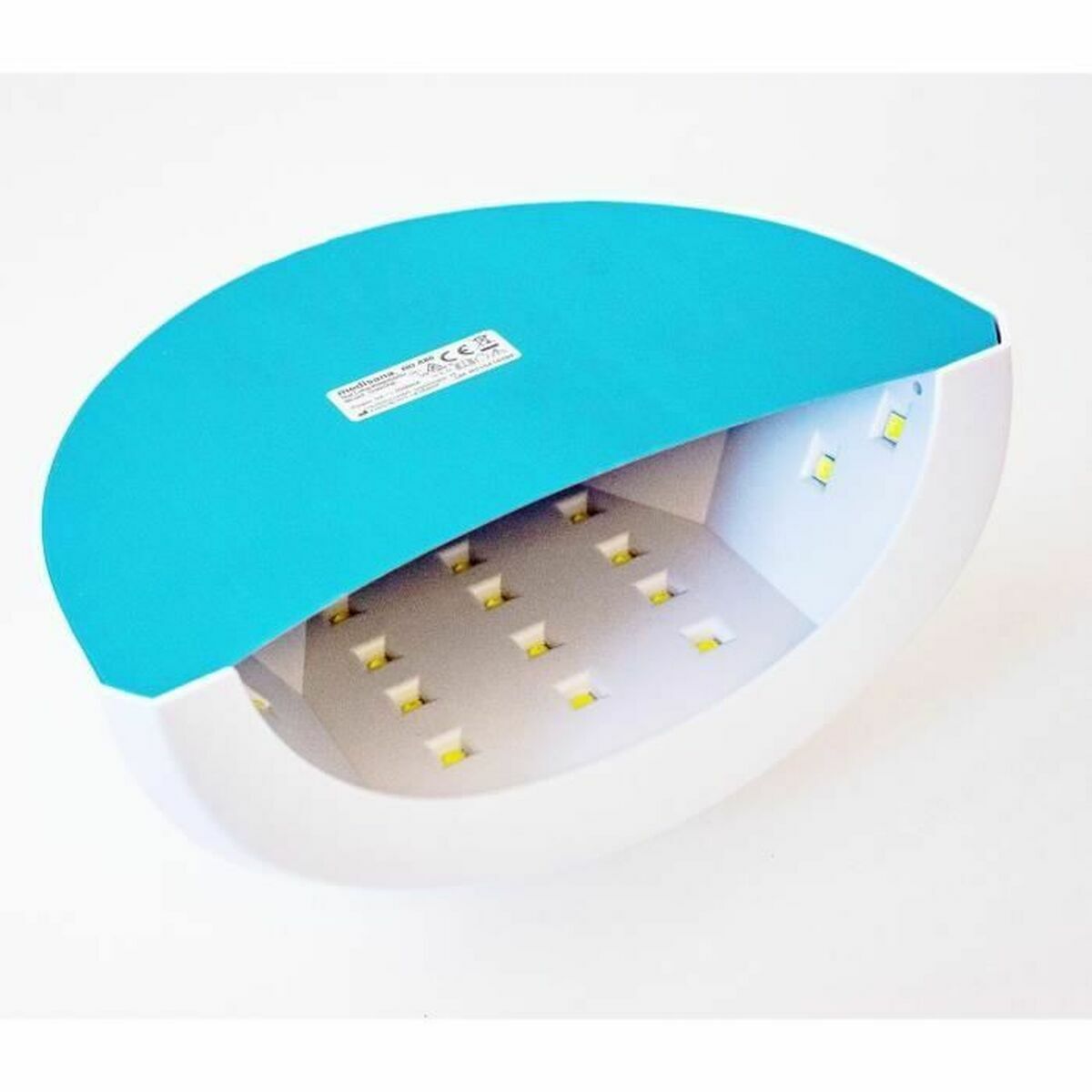 Séchoir à ongles Medisana NDA80, appareil esthétique en design moderne, éléments LED pour un séchage efficace.