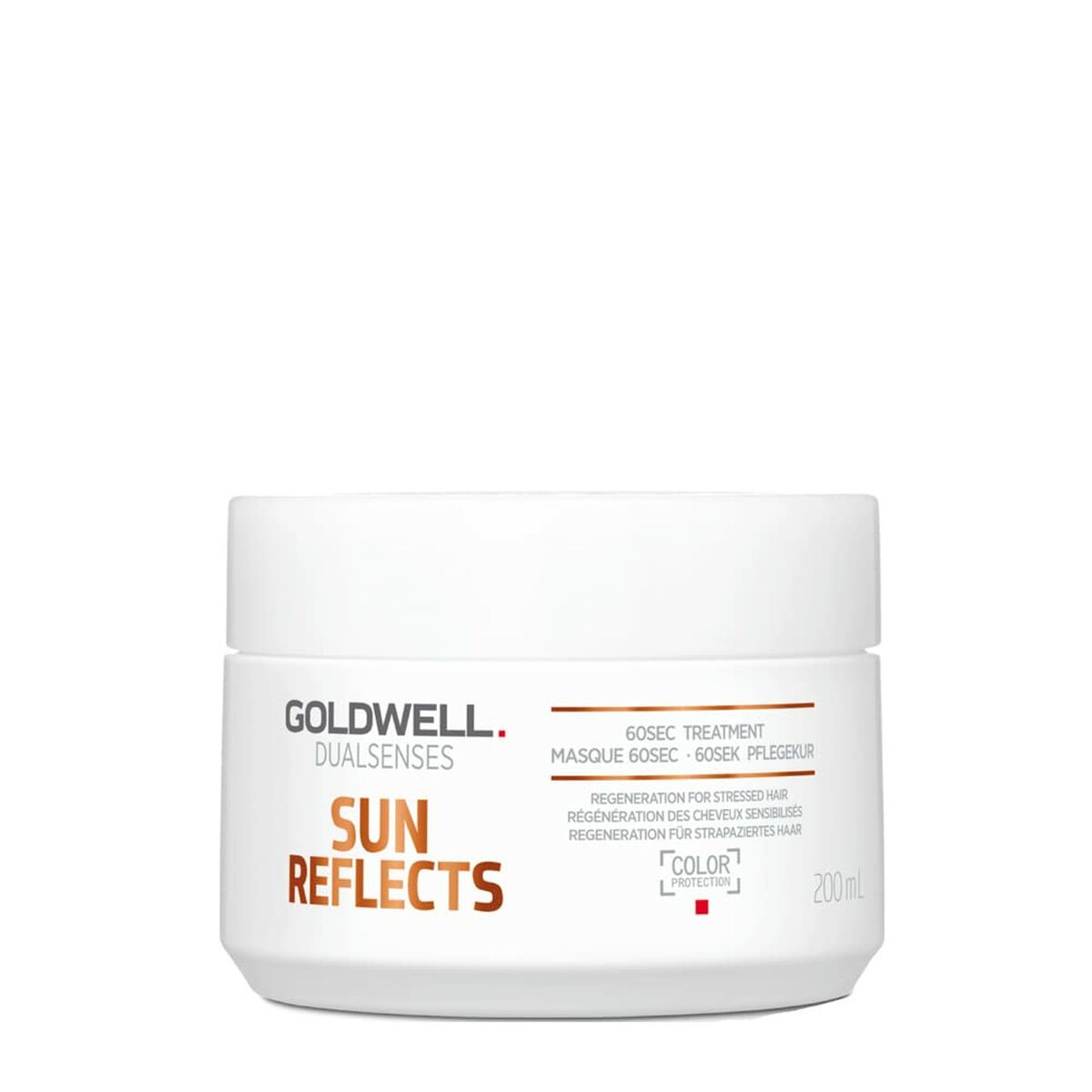 Masque pour cheveux Goldwell SUN REFLECTS 200 ml pour tous types de cheveux, soin hydratant et réparateur.