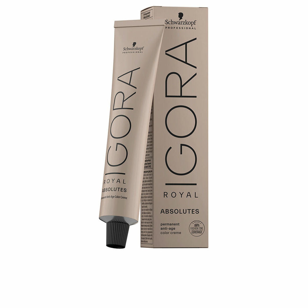 Coloration Permanente en Crème Schwarzkopf Igora Royal Absolutes Nº 8-60, crème pour cheveux blonds clairs et marron.
