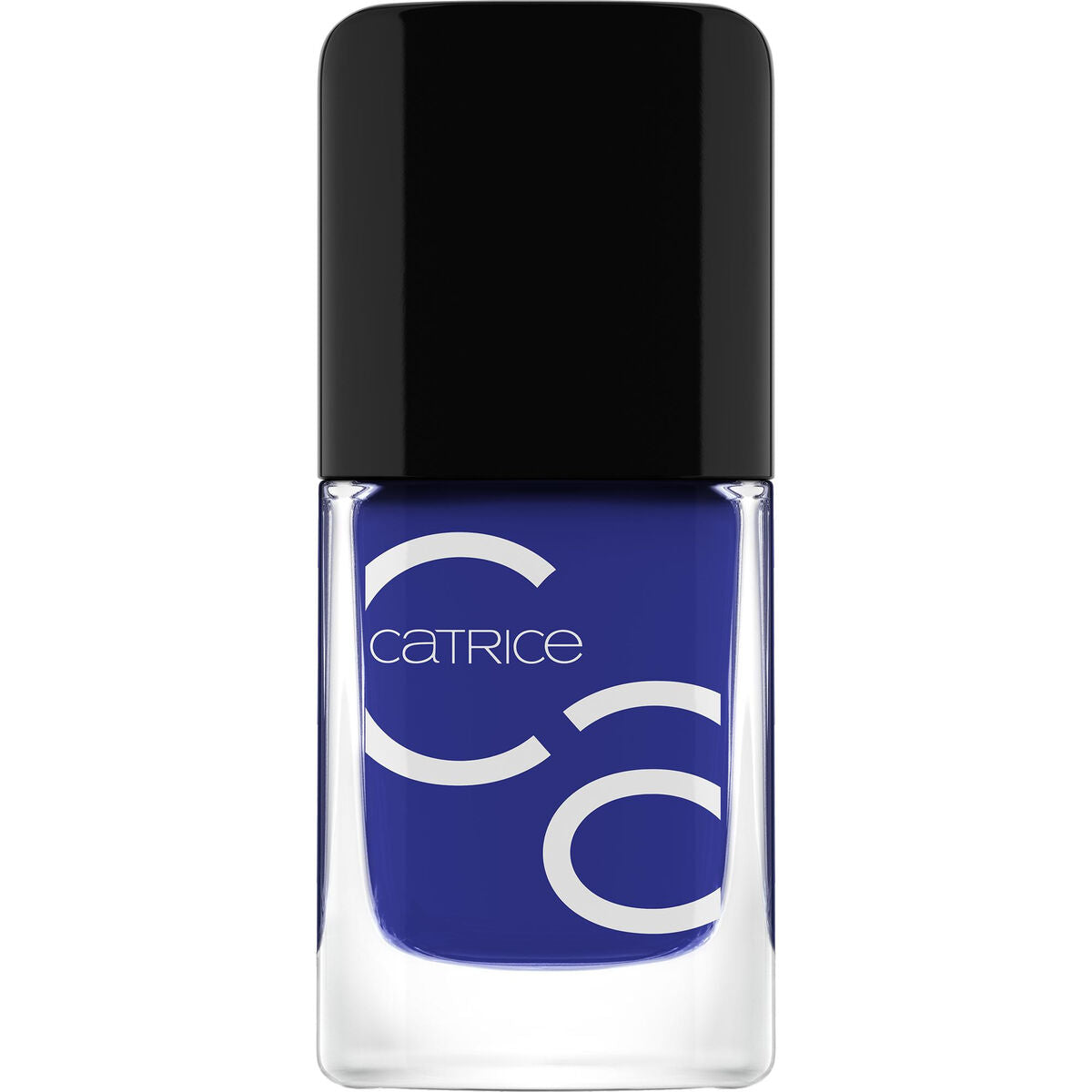 Vernis à ongles Catrice Iconails 130-meeting vibes en flacon de 10,5 ml, couleur bleu vibrante, texture gel, longue durée.