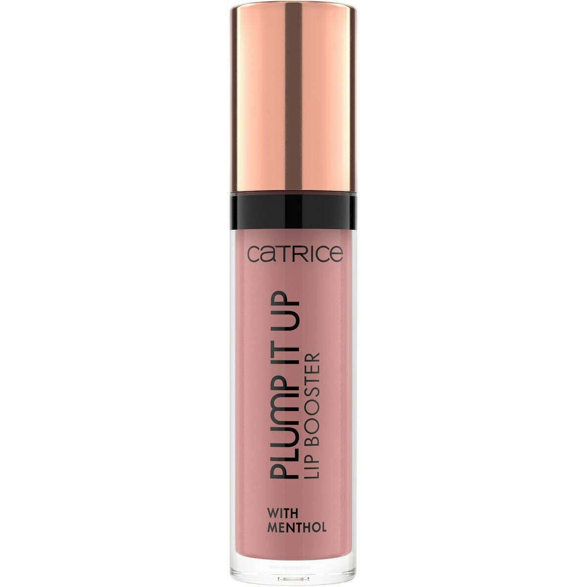 Rouge à lèvres liquide Catrice Plump It Up avec menthol, finition brillante, 2 unités, végan et non testé sur animaux.