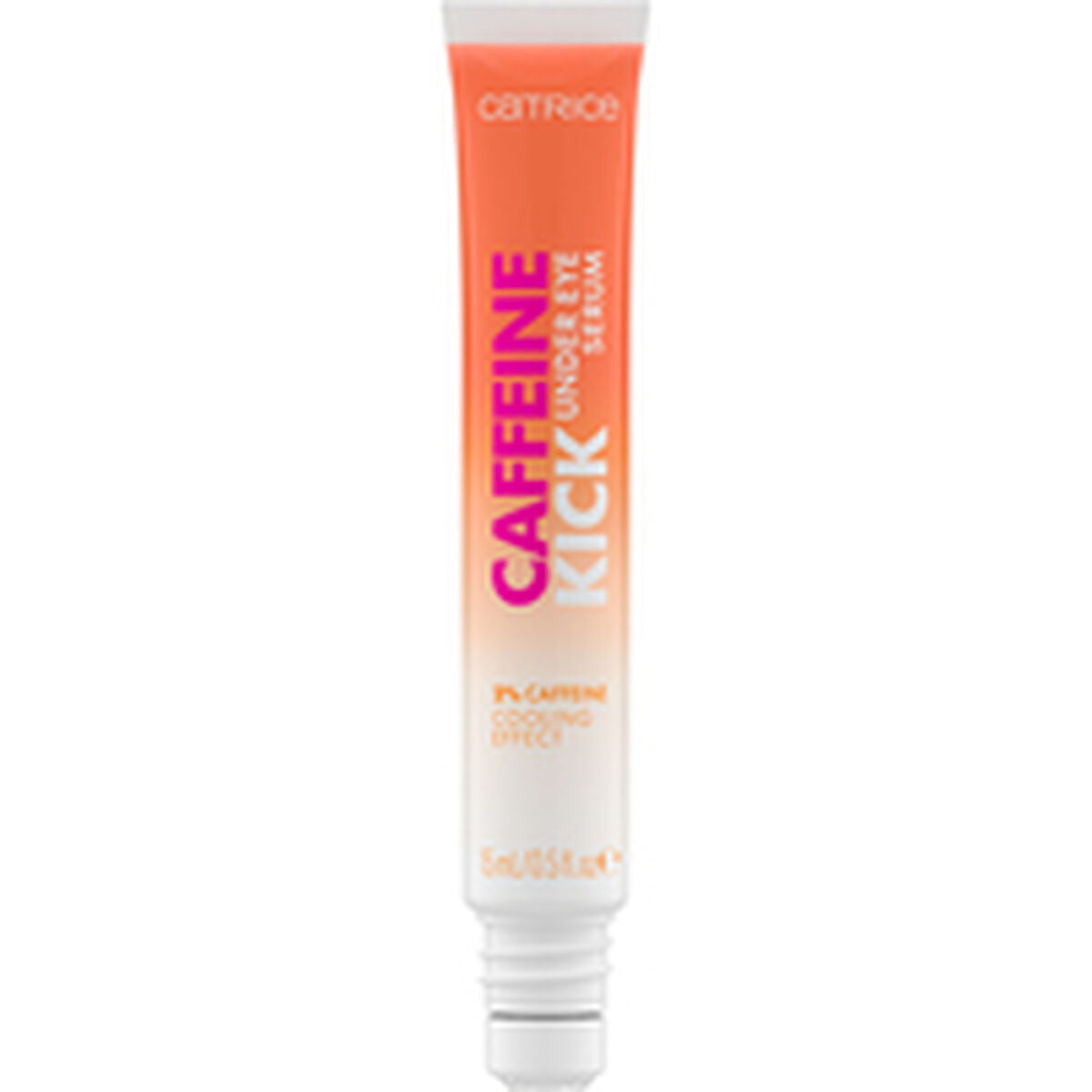 Catrice Caffeine Kick Under Eye Serum for refreshed and rejuvenated skin, 15ml tube packaging.