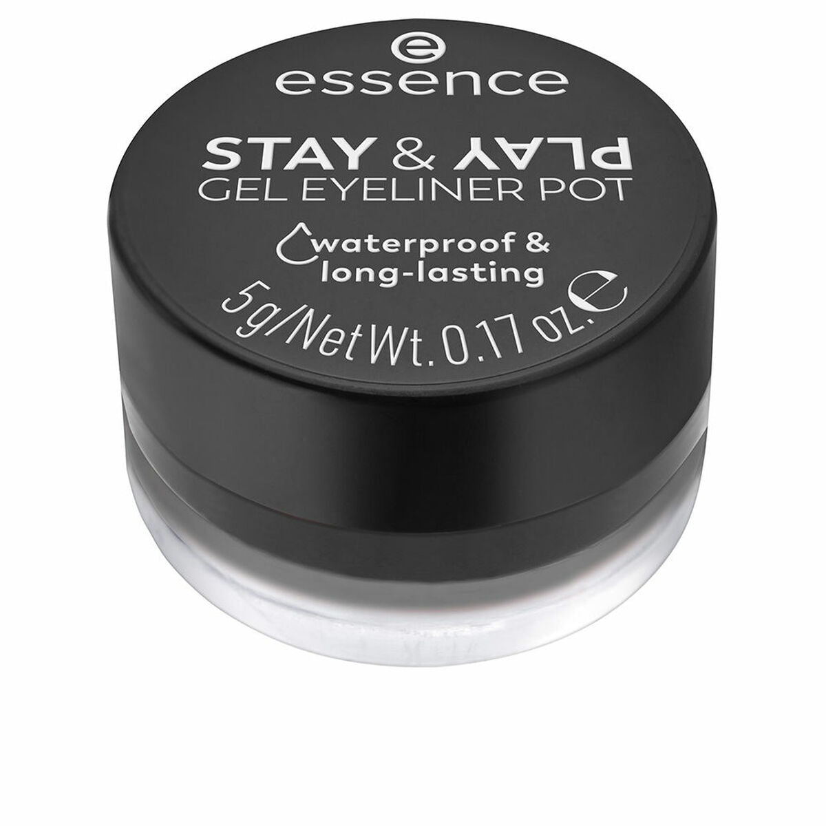 Set de Maquillage Essence STAY & PLAY gel eyeliner pot, waterproof and long-lasting, unisex makeup.