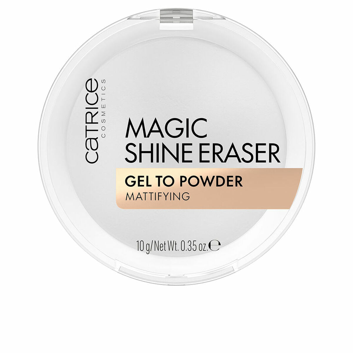 Catrice MAGIC SHINE ERASER gel to powder makeup set, vegan, mattifying, 10g, unisex, cruelty-free cosmetic.