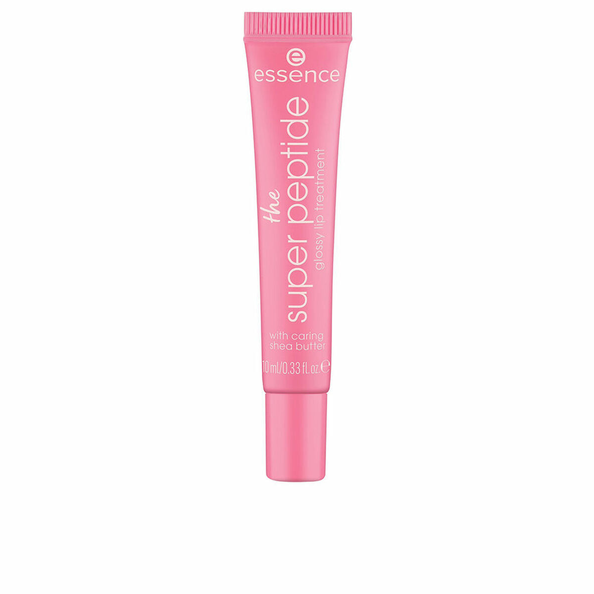 Baume à lèvres Essence THE SUPER PEPTIDE 10 ml en tube, riche en ingrédients hydratants et réparateurs.