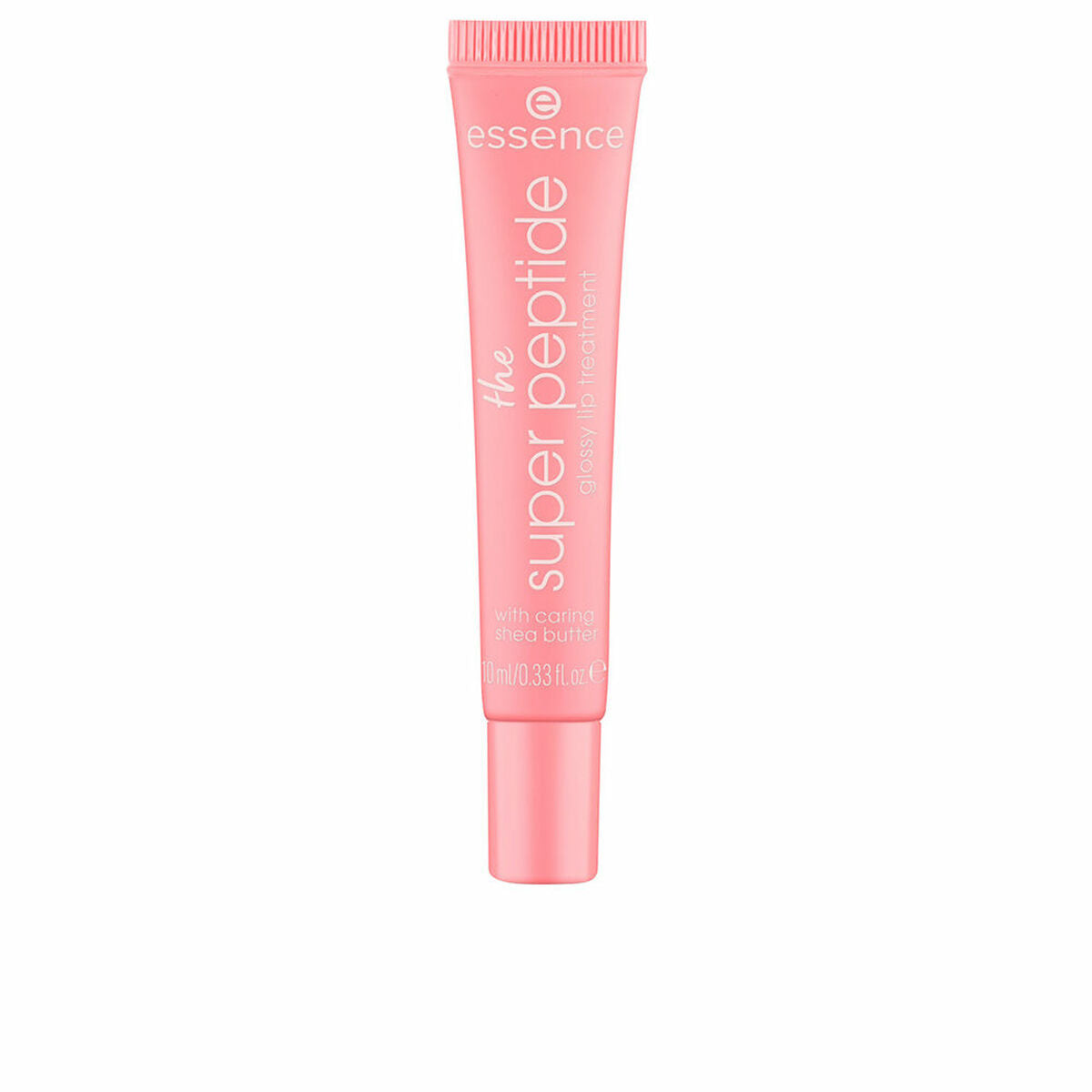 Baume à lèvres Essence THE SUPER PEPTIDE 10 ml, enrichi en beurre de karité et peptides pour une hydratation optimale.