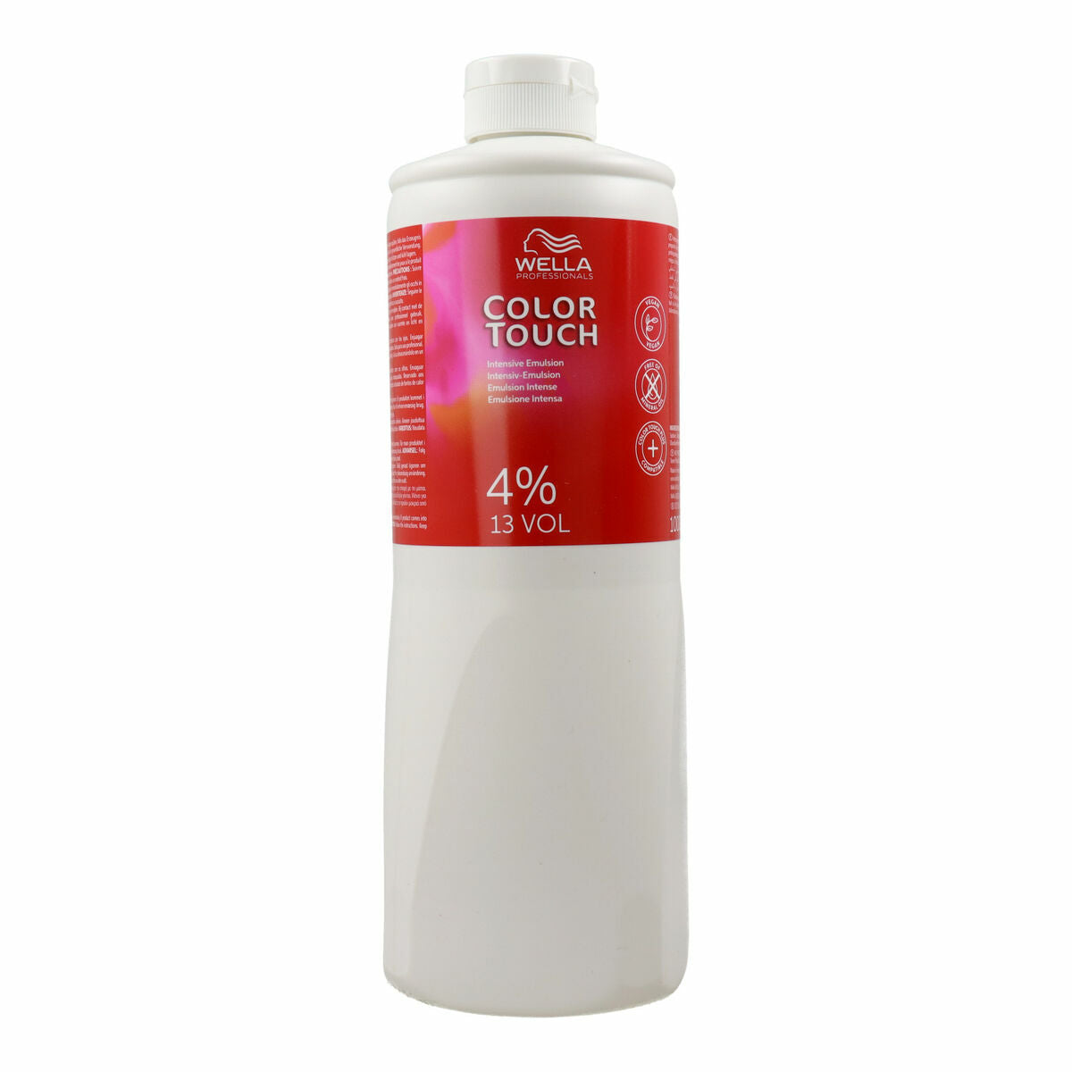 Émulsion Révélatrice de Couleur Wella Welloxon Oxidante 1 L, bouteille pour tous types de cheveux, rehausseur de couleur.