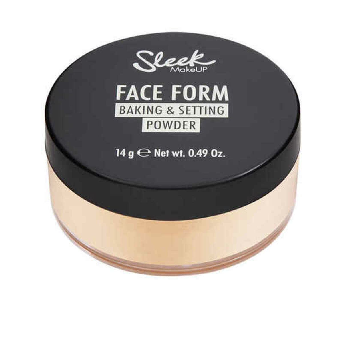 Poudre libre Sleek Face Form 14 g Clair, finition mate, vegan, idéale pour tous types de peau, packaging élégant.