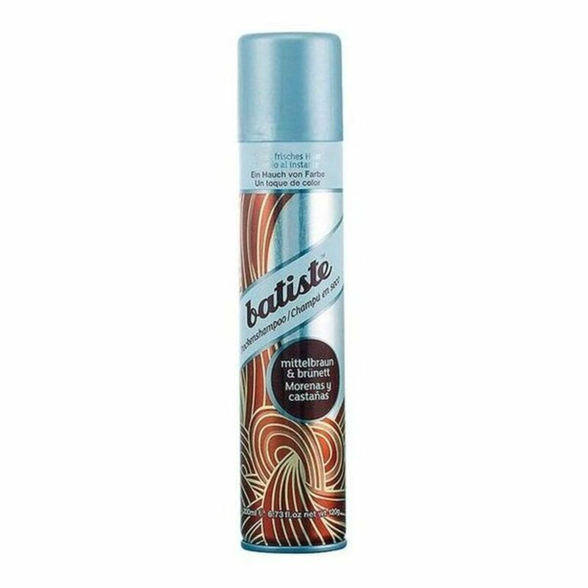 Shampooing sec Batiste BAT09 pour cheveux marrons, recharge de beauté, effet instantané, 100% authentique.