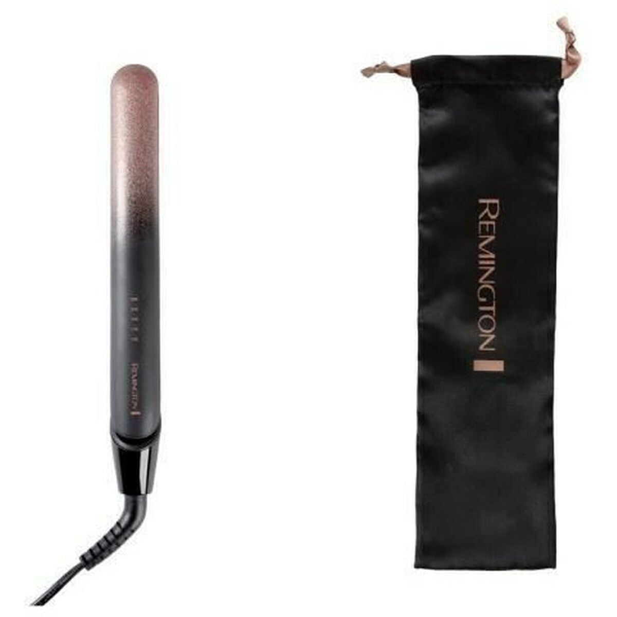 Fer à friser Remington S5305 avec son sac de rangement, idéal pour des coiffures tendance et modernes.