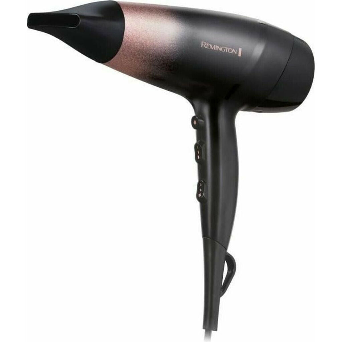 Sèche-cheveux Remington D5305 Noir, 2200 W, avec embout concentrateur et fonction ionique.