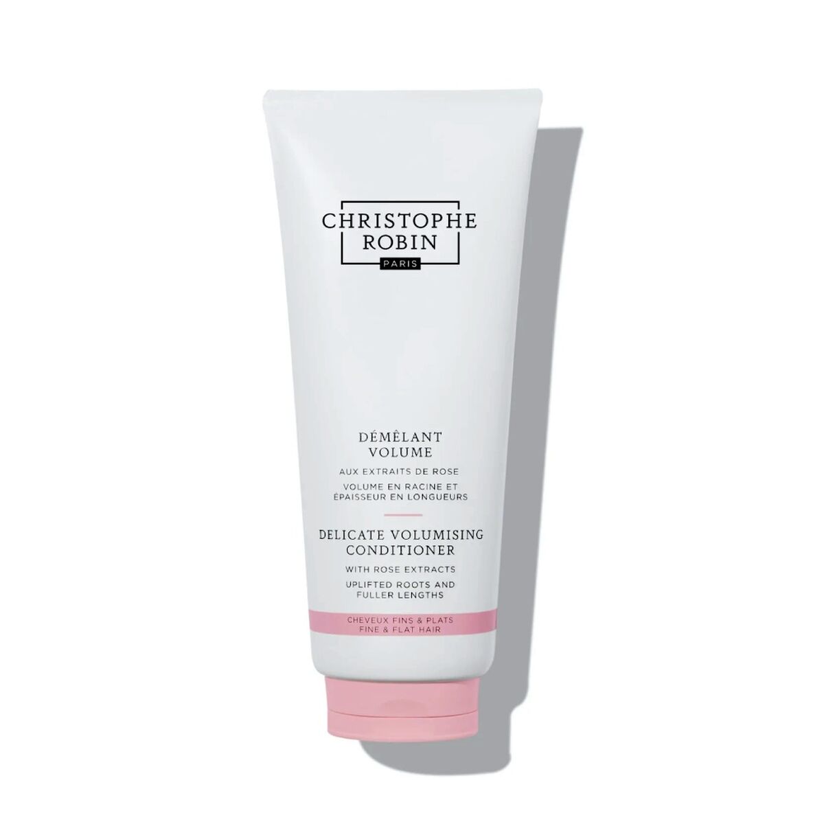 Christophe Robin DELICATE VOLUMISING Roses conditioner, 200ml, for curly hair, enhances volume and bounce.
