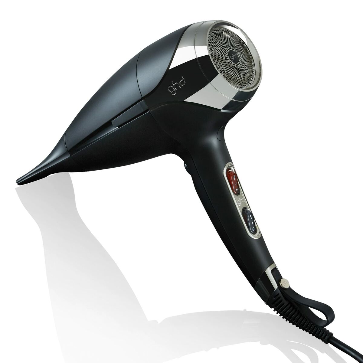 Sèche-cheveux Esprinet GHDHELIOS noir, 2200 W, 2 niveaux de température, portable, avec câble de 3 m.