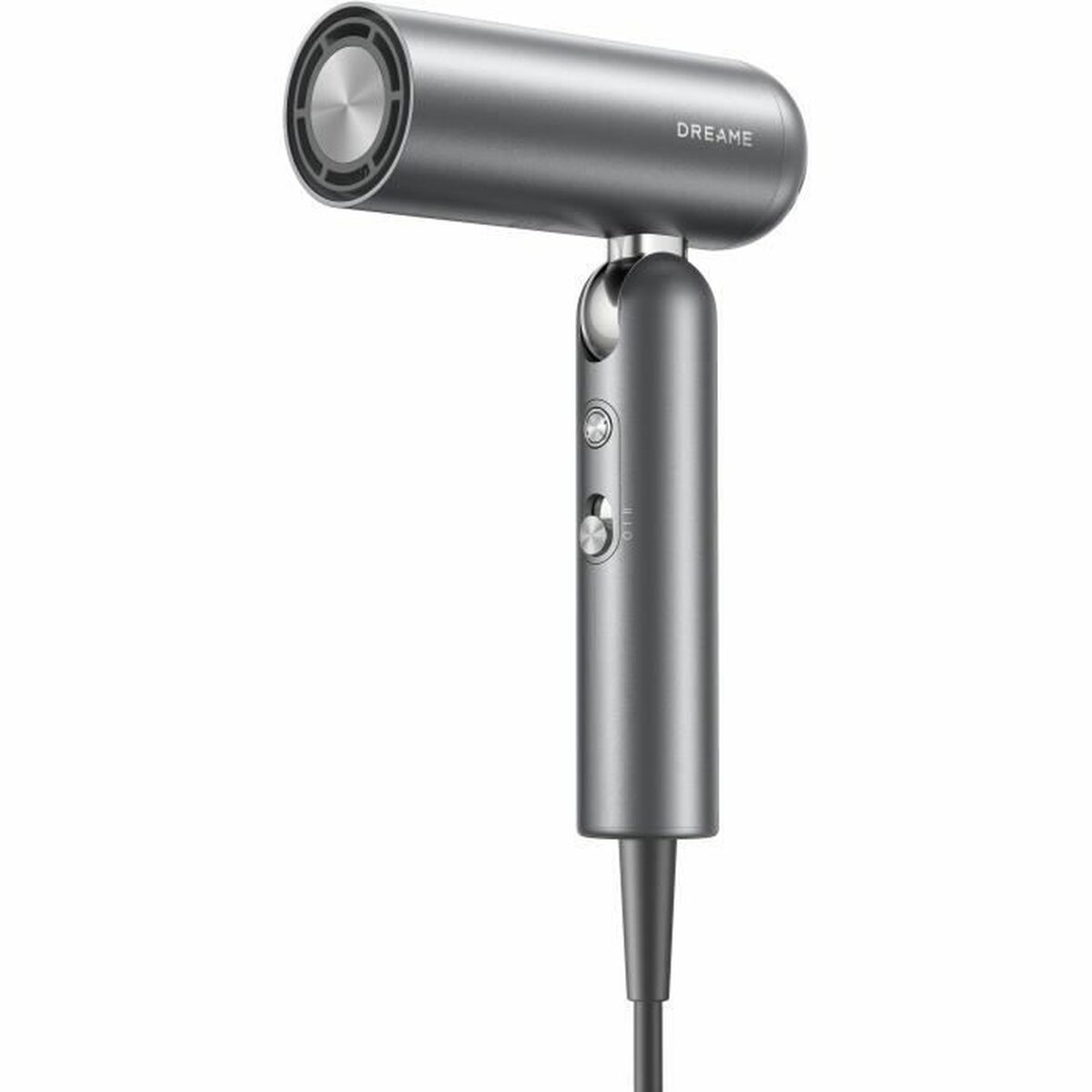 Sèche-cheveux Dreame Hair Pocket Gris, puissant et compact, idéal pour un séchage rapide des cheveux.