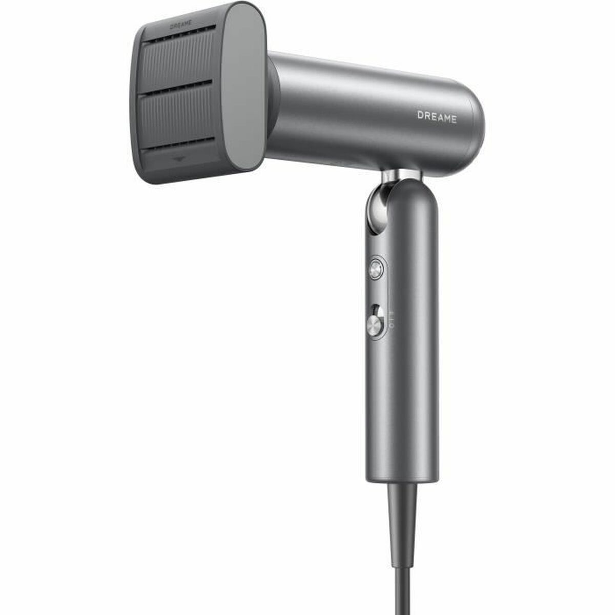 Sèche-cheveux Dreame Hair Pocket Gris, 1600 W, design compact et élégant, idéal pour un usage domestique.