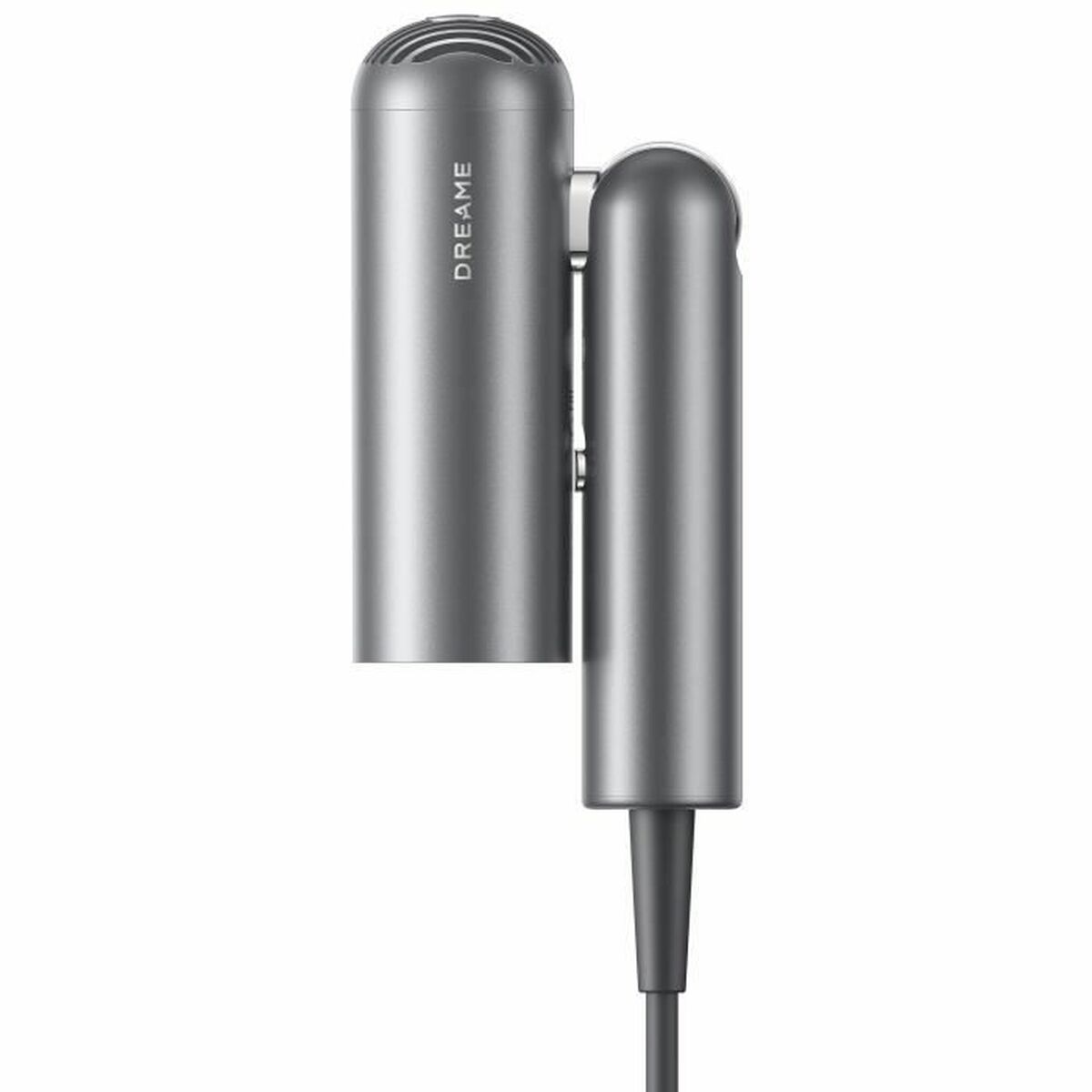 Sèche-cheveux Dreame Hair Pocket en gris, 1600 W, design compact et moderne, idéal pour un séchage rapide.