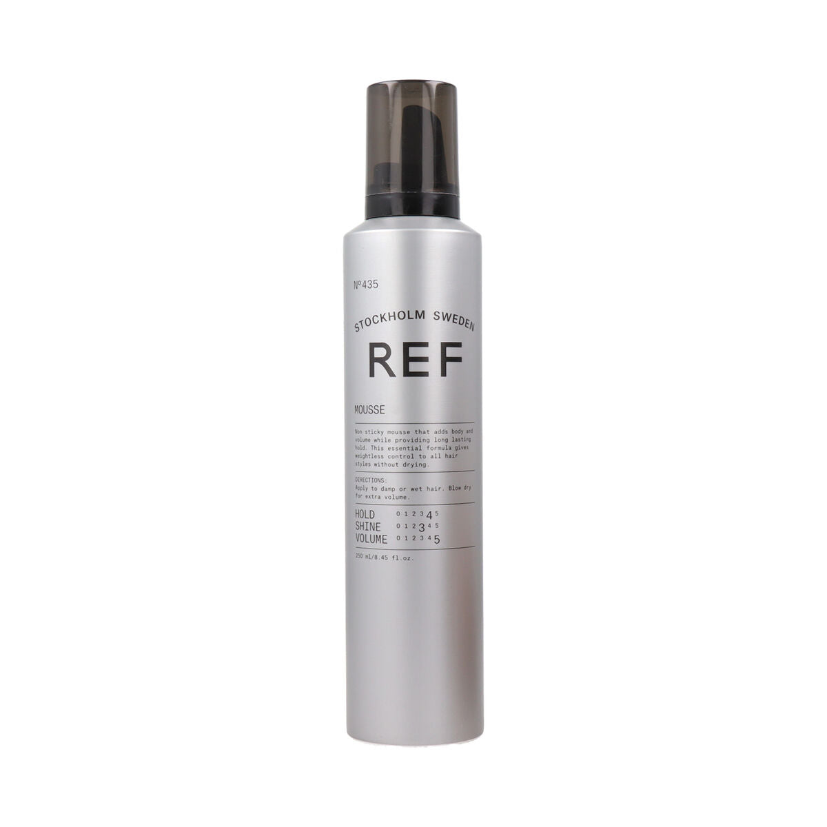 Mousse Modulable REF MOUSSE 250 ml pour tous types de cheveux, végétalien et non testé sur animaux.