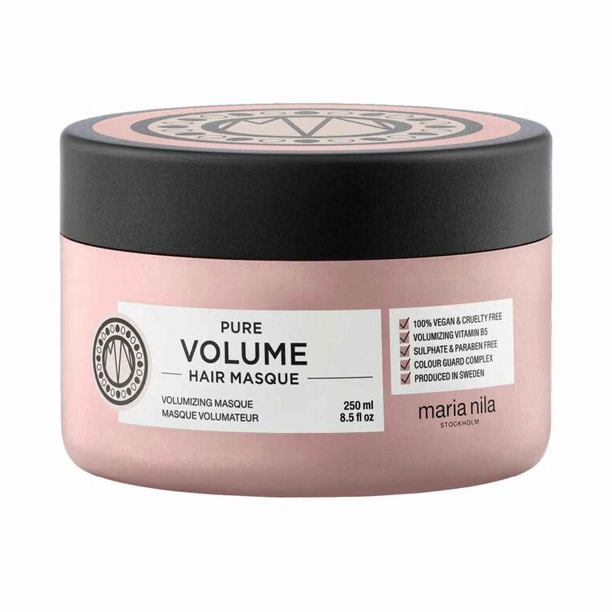 Maria Nila Pure Volume Hair Masque 250 ml, vegan hair care product for adding volume to fine hair.