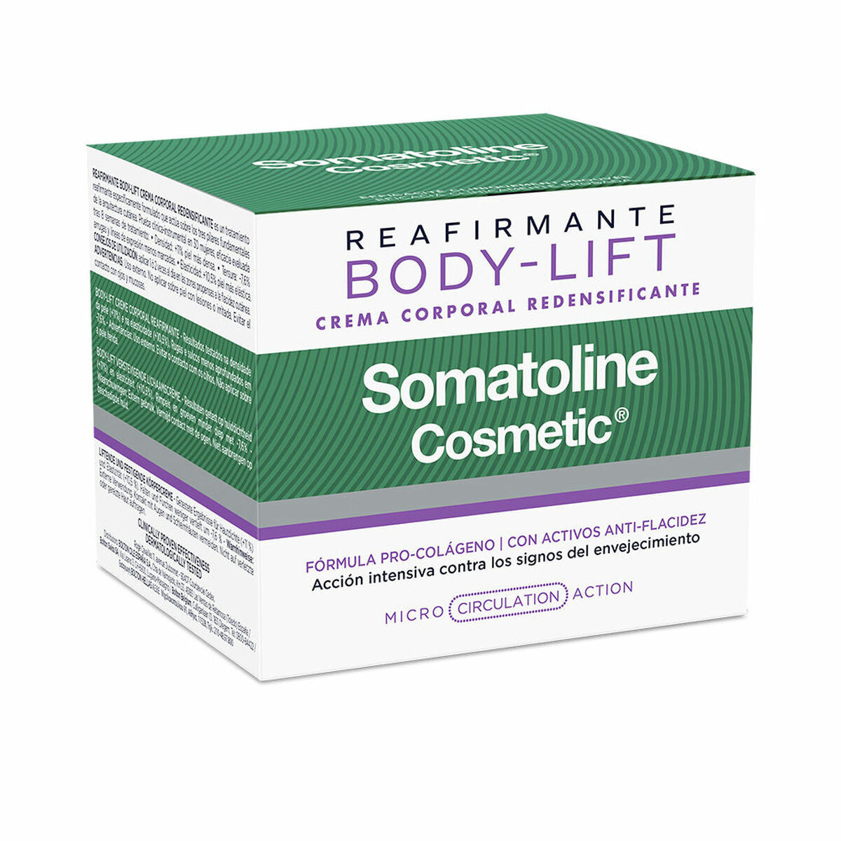 Crème raffermissante Somatoline BODY LIFT 250 ml pour une peau ferme et redensifiée, formulation pro-collagène.