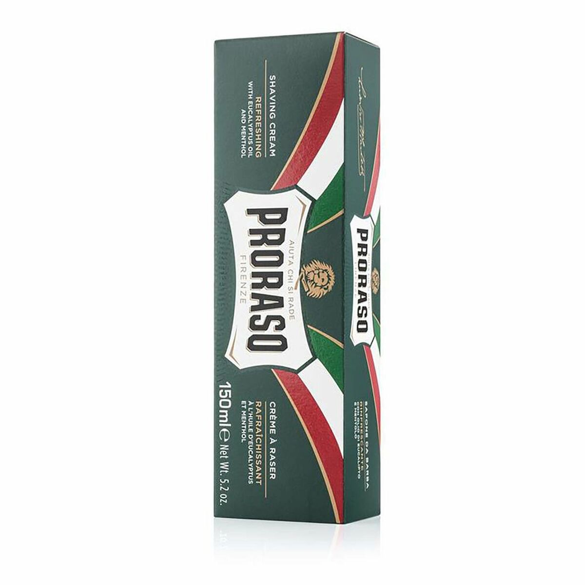Proraso Classic Shaving Cream 8876 packaging, 150ml, designed for quality body care and personal hygiene.