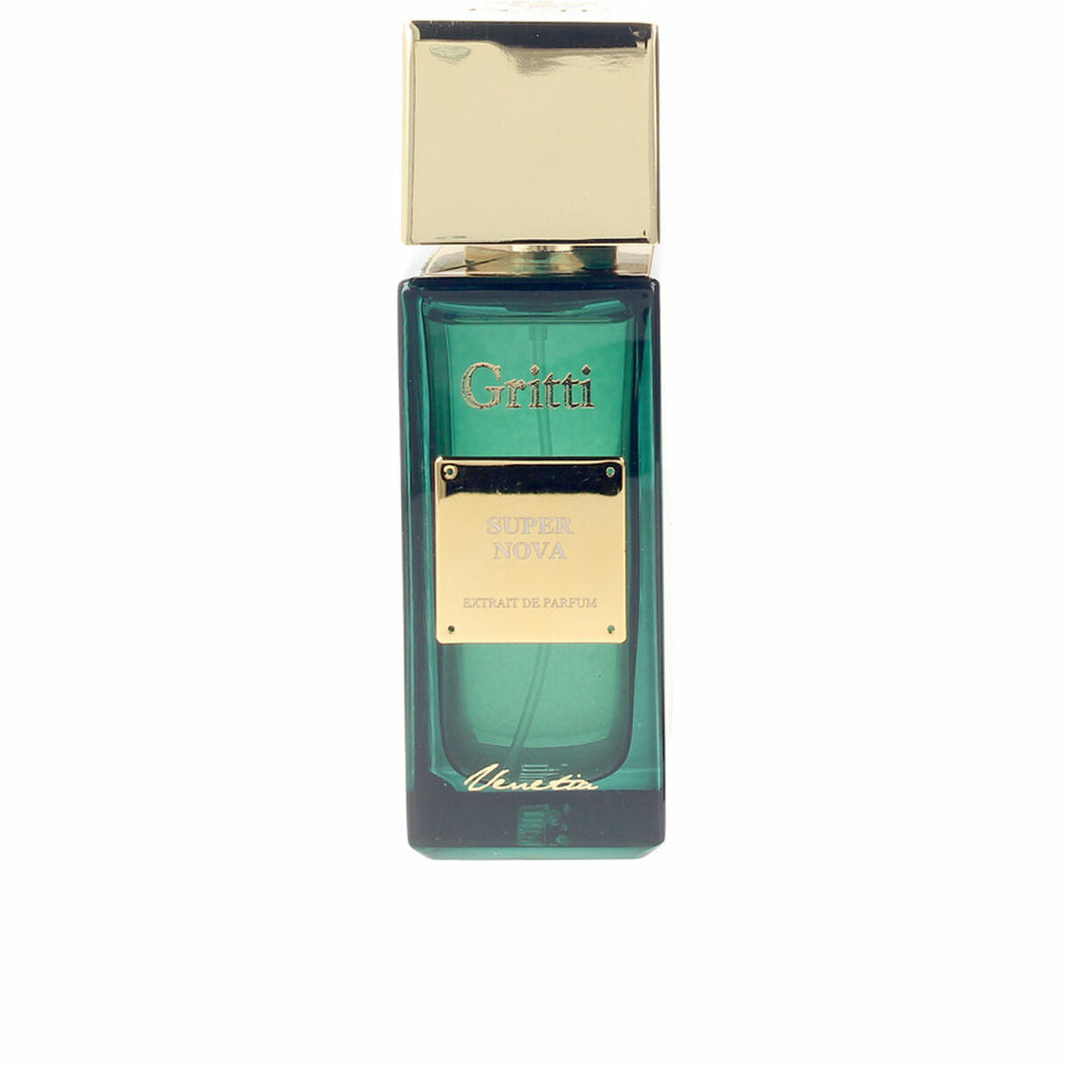 Gritti SUPER NOVA EDP 100 ml unisex perfume bottle with elegant design and gold accents.