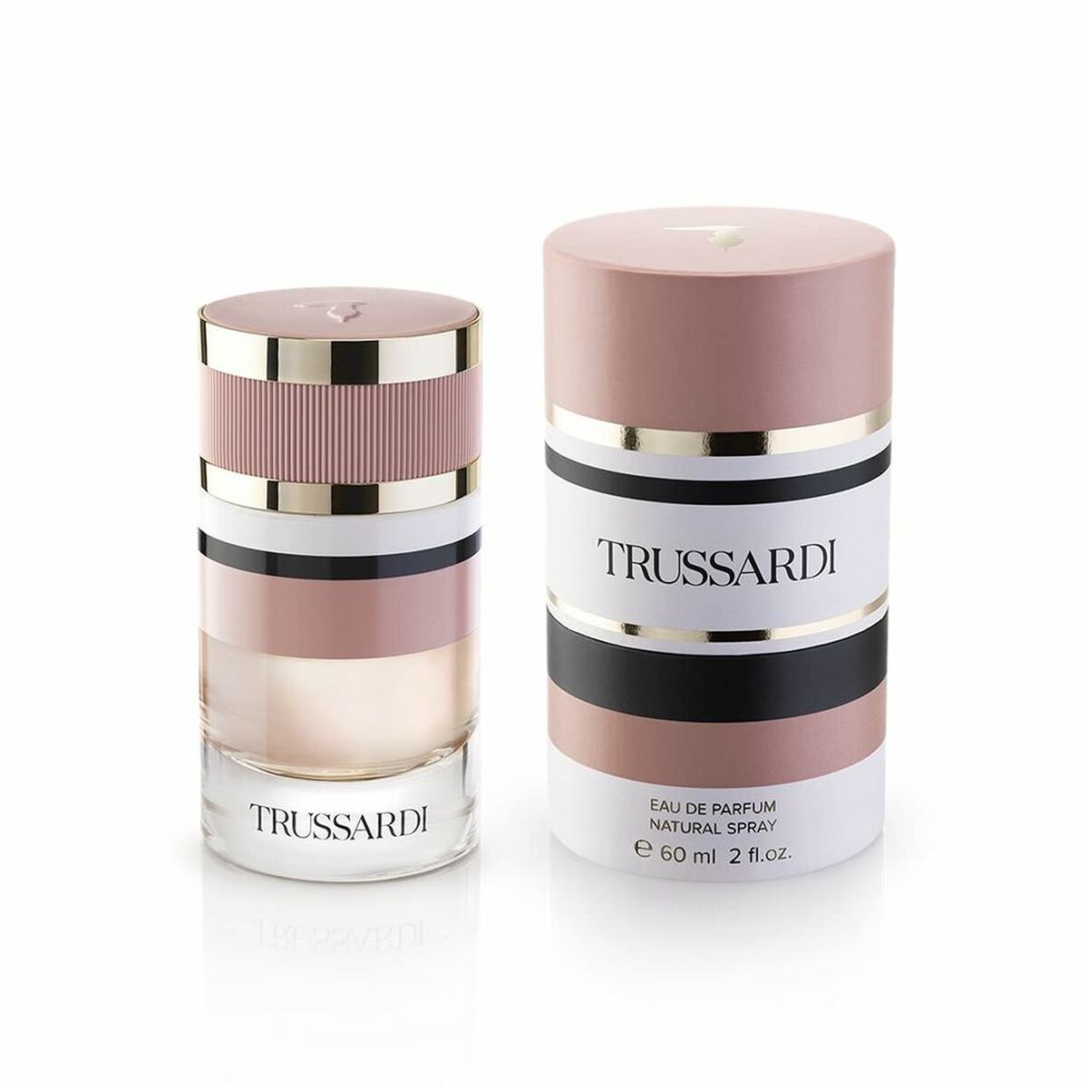 Parfum Femme Trussardi 7327_9283 EDP 60 ml with elegant packaging and vaporizer, showcasing feminine fragrance.