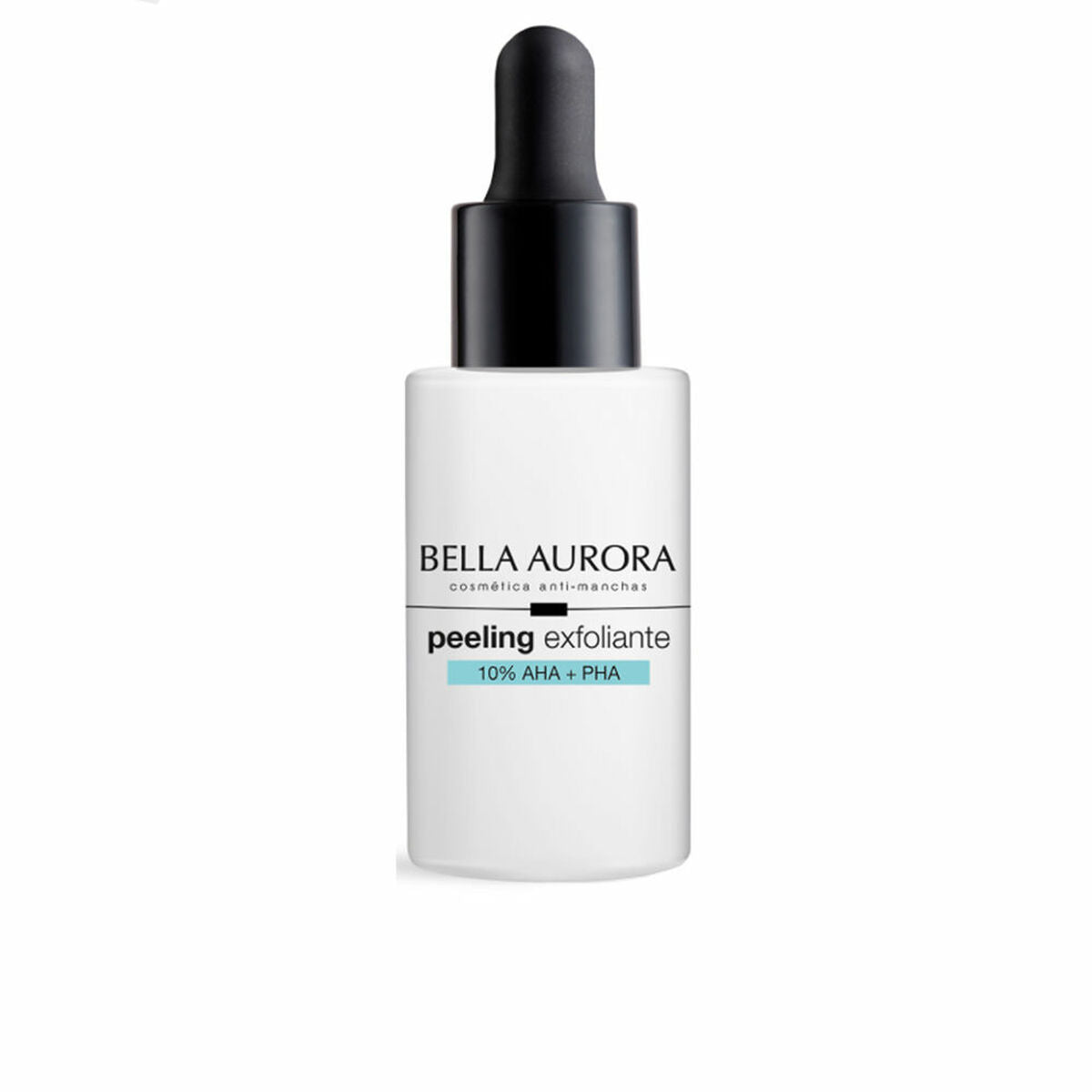 Bella Aurora peeling exfoiant 10% AHA + PHA, sérum nettoyant visage pour un teint éclatant, 30 ml.