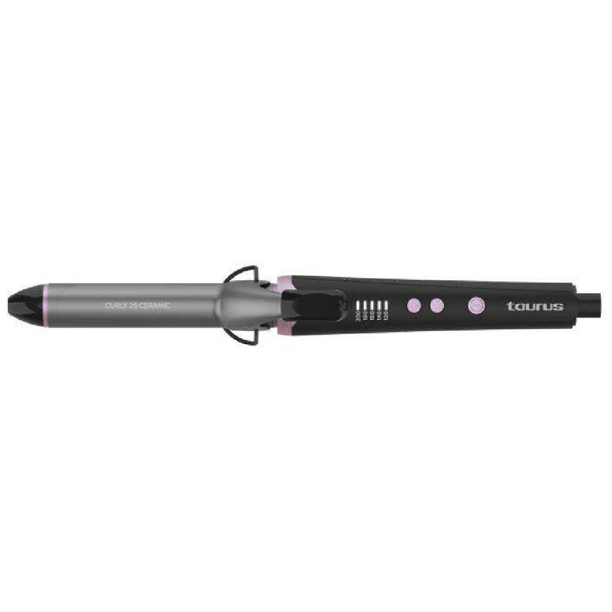 Fer à friser Taurus 905105000 avec revêtement en céramique, boutons de réglage à température et prise EU.