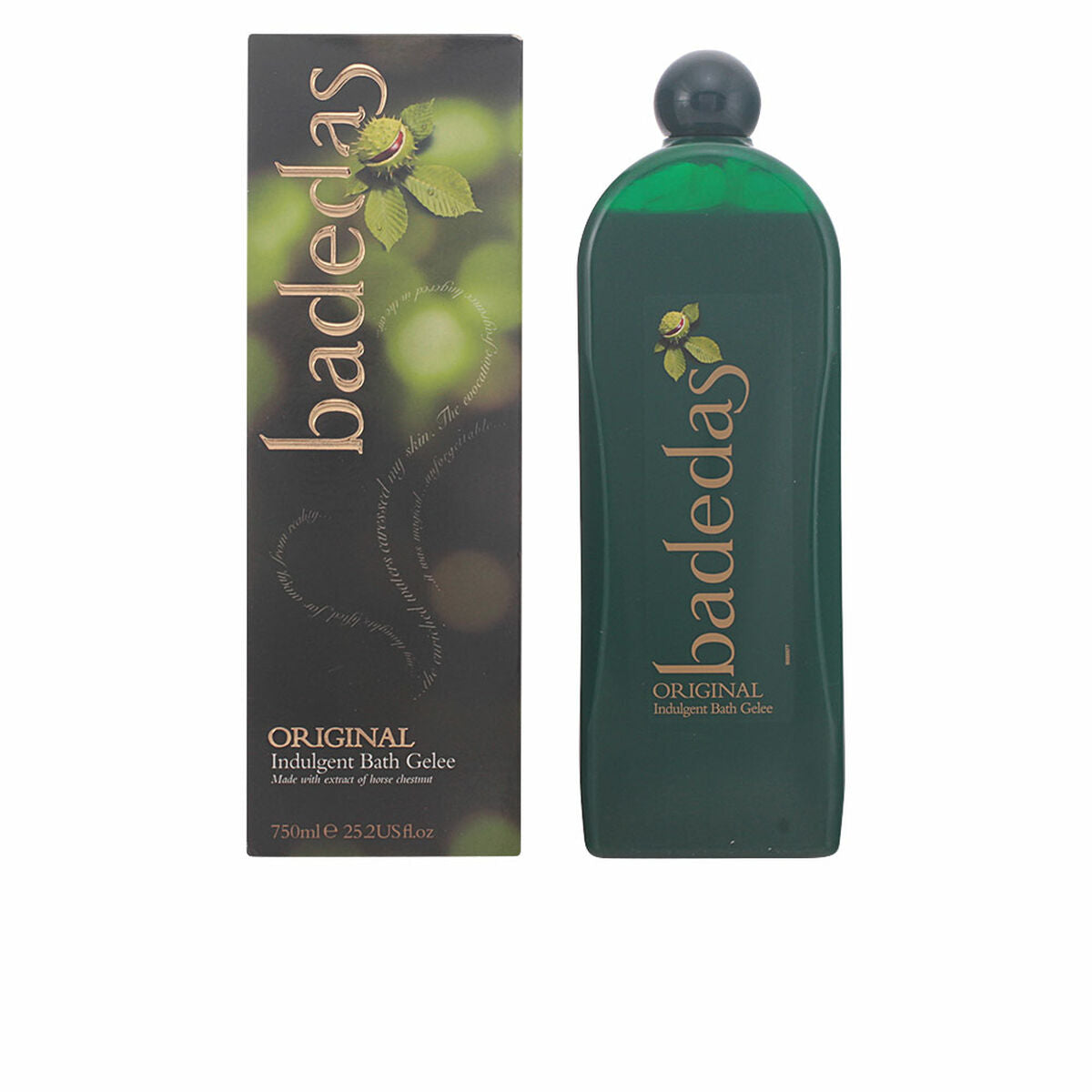 Gel douche Badedas Original Indulgent, 750ml, pour un soin du corps unisexe et indulgent.