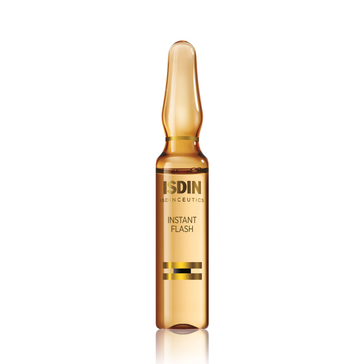 Ampoule de traitement facial raffermissant Isdin Isdinceutics Instant Flash 2 ml pour une peau éclatante.