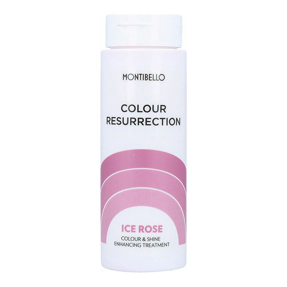 Montibello Colour Resurrection Ice Rose treatment for enhancing color and shine, 150ml bottle.