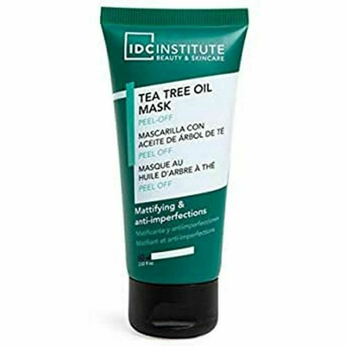 IDC Institute Tea Tree Oil Peel Off Mask, 60 ml, for mattifying and anti-imperfections skincare.