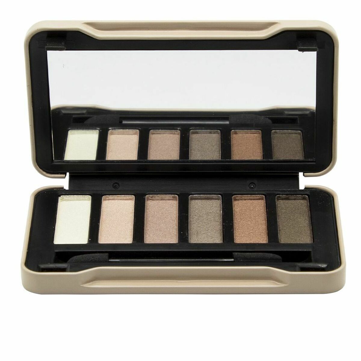 Palette d'ombres à paupières Magic Studio 25556 avec 6 teintes scintillantes et miroir intégré, 6,6 g.