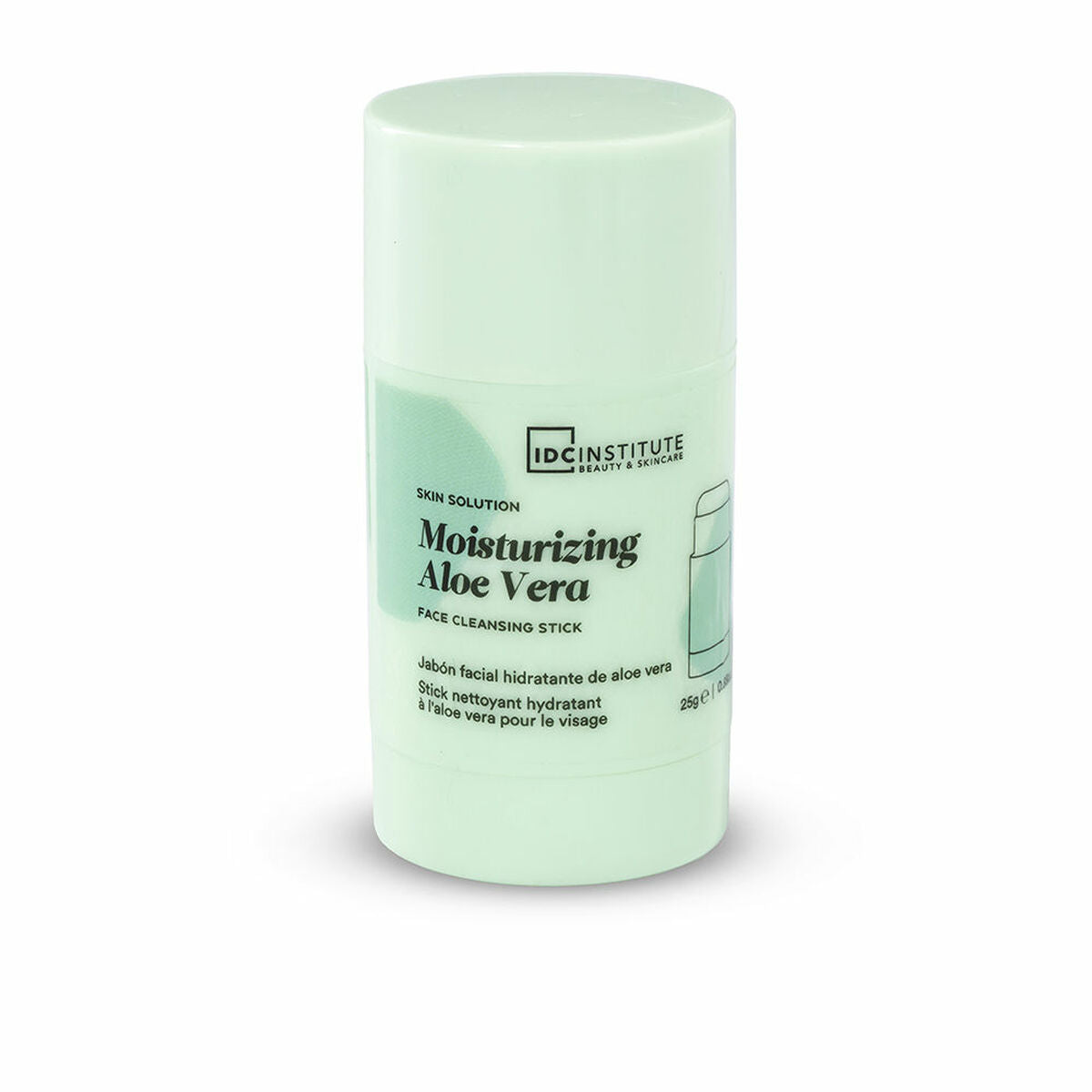 Nettoyant visage IDC Institute Aloe Vera 25g stick pour une hydratation optimale et un soin doux de la peau.