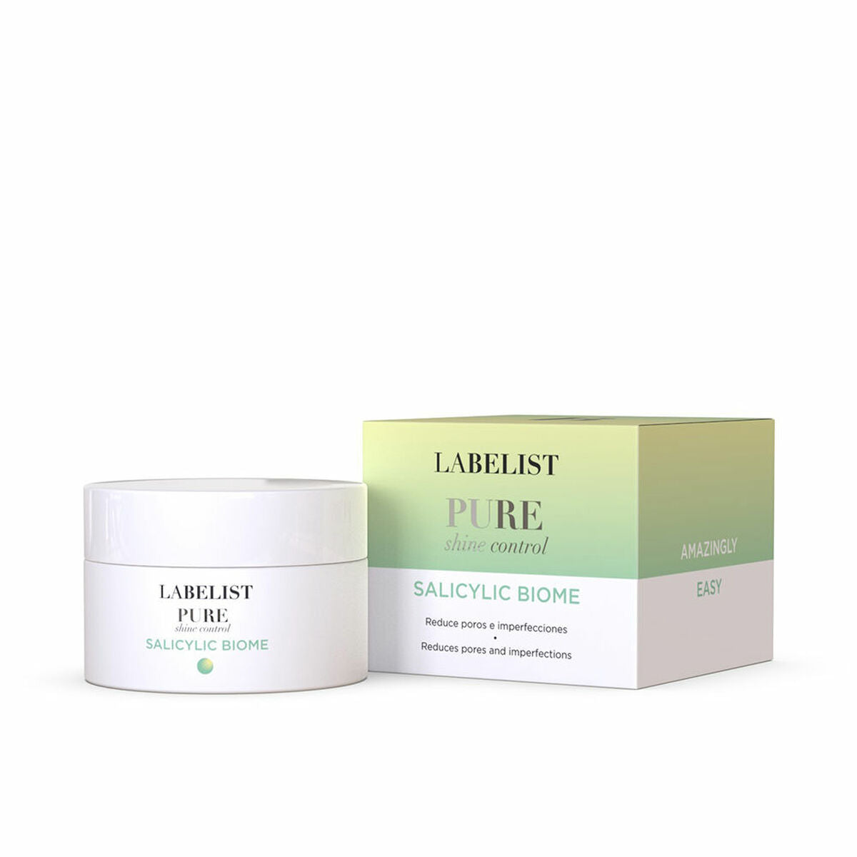 Crème visage Labelist Cosmetics PURE shine control 50 ml, adapté aux peaux mixtes et grasses avec ingrédients bienfaisants.