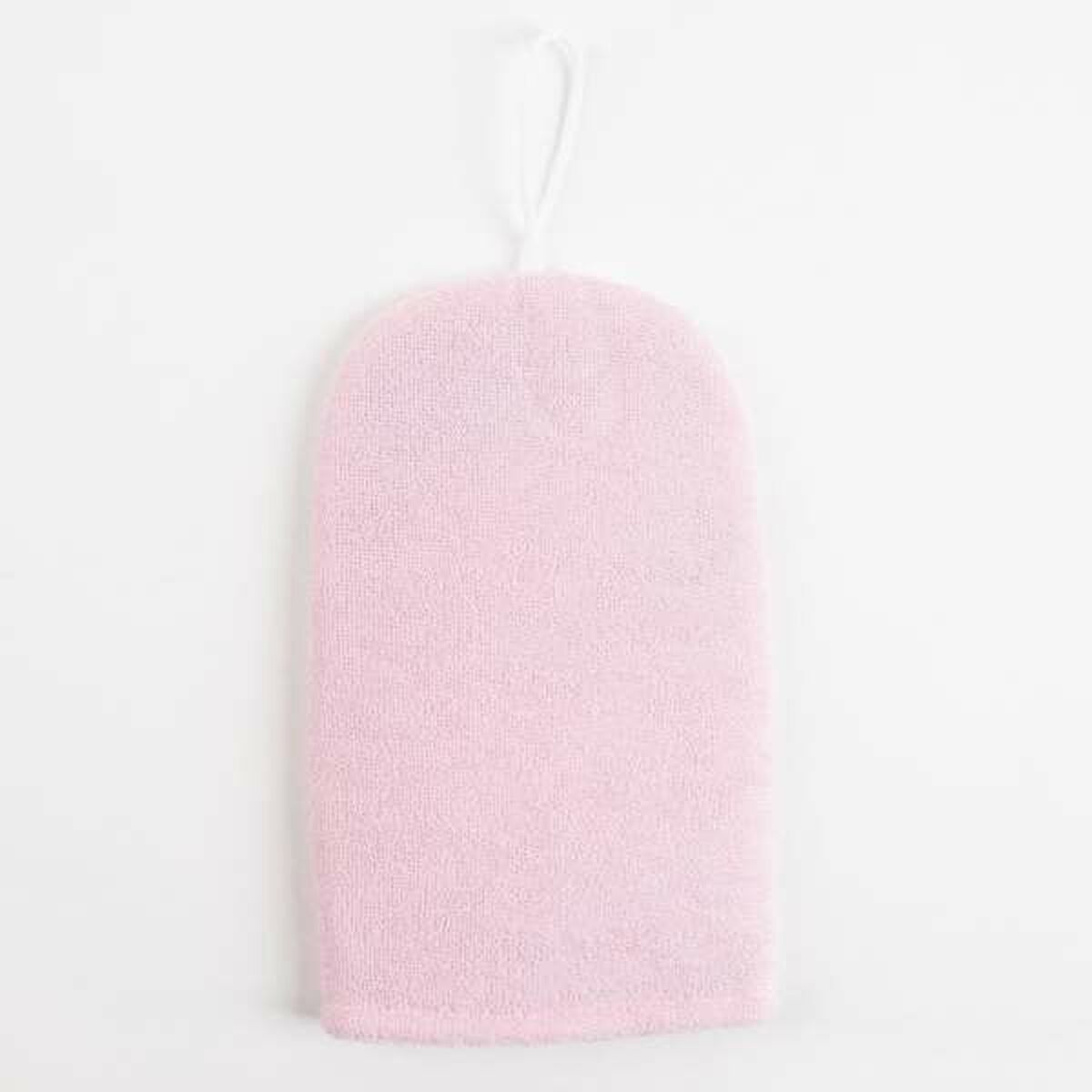 Gant de toilette Hello Kitty rose, accessoire pratique pour l'hygiène intime, doux et confortable.