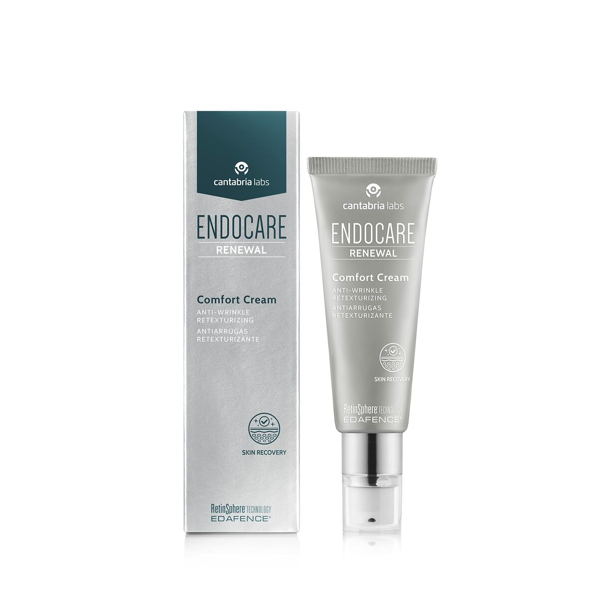 Crème antirides Endocare Renewal,  hydratation et protection pour une peau radieuse en parapharmacie.