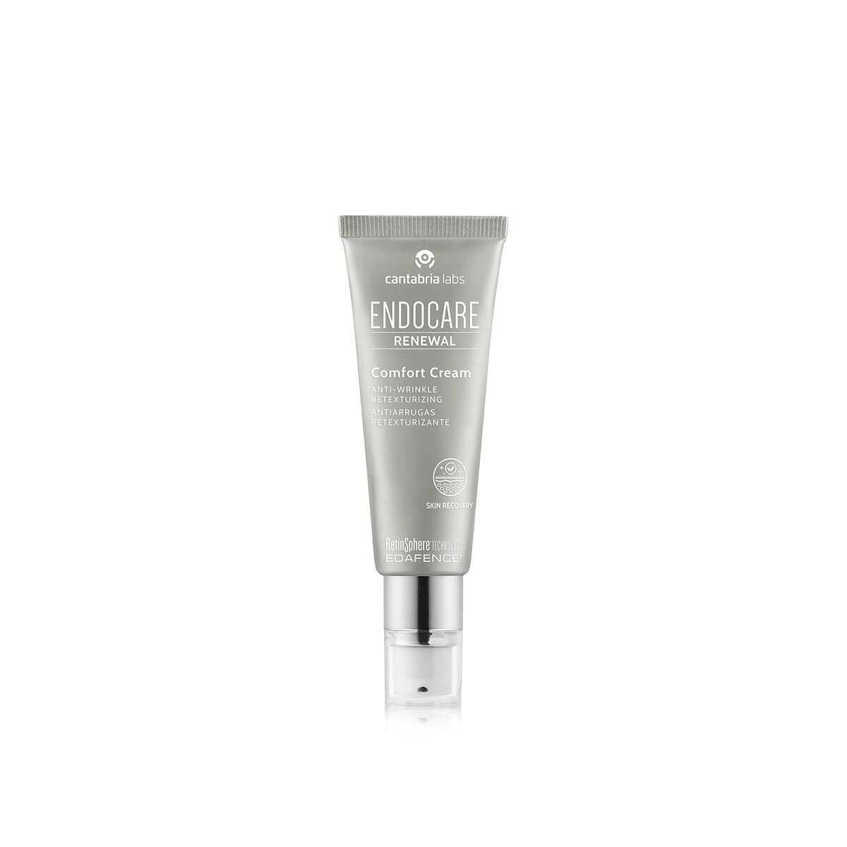 Crème antirides Endocare, soin hydratant anti-âge en tube, idéal pour une peau revitalisée et éclatante.