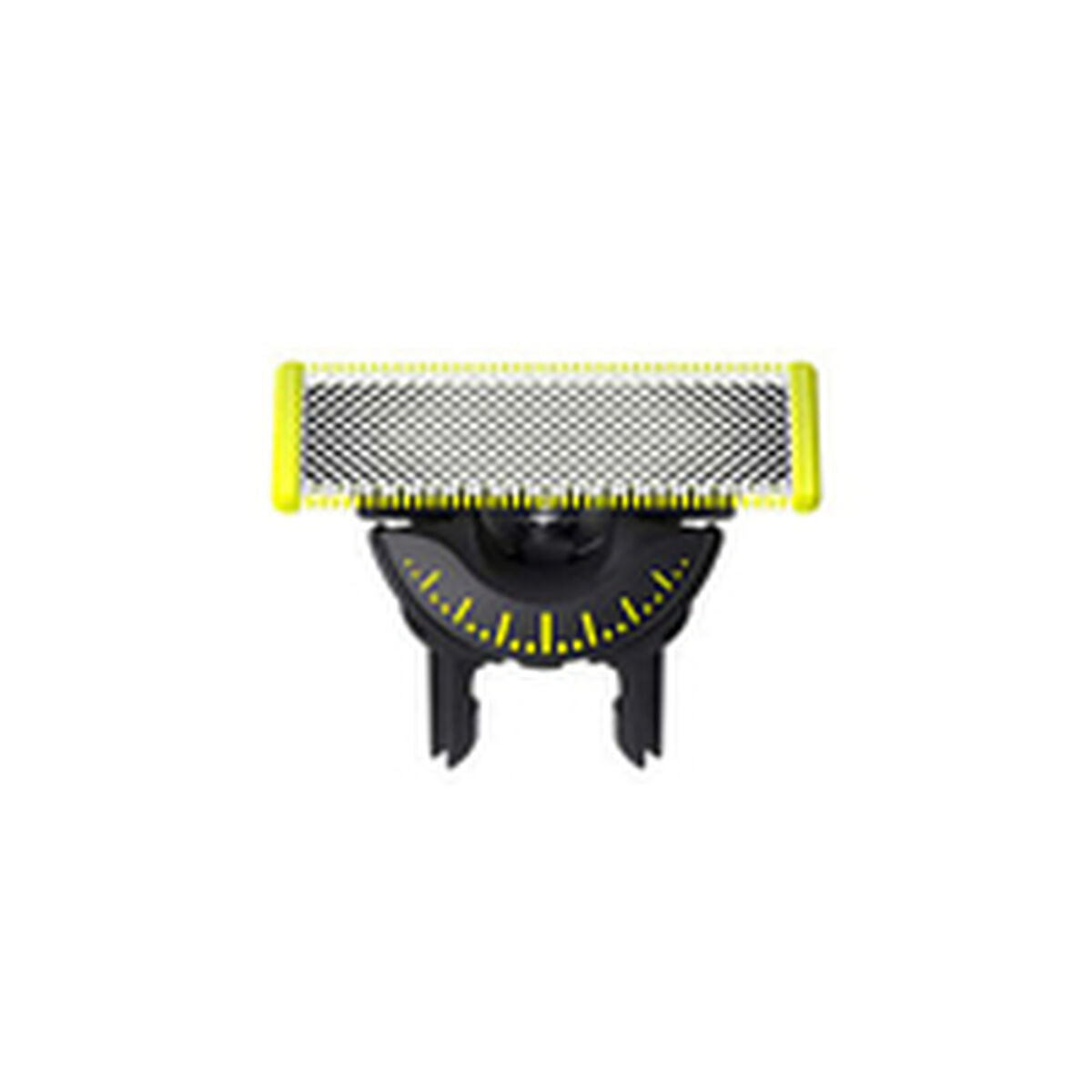 Tête de rasage Philips OneBlade, noir et vert, facile à nettoyer, compatible avec Philips, soins esthétiques abordables.