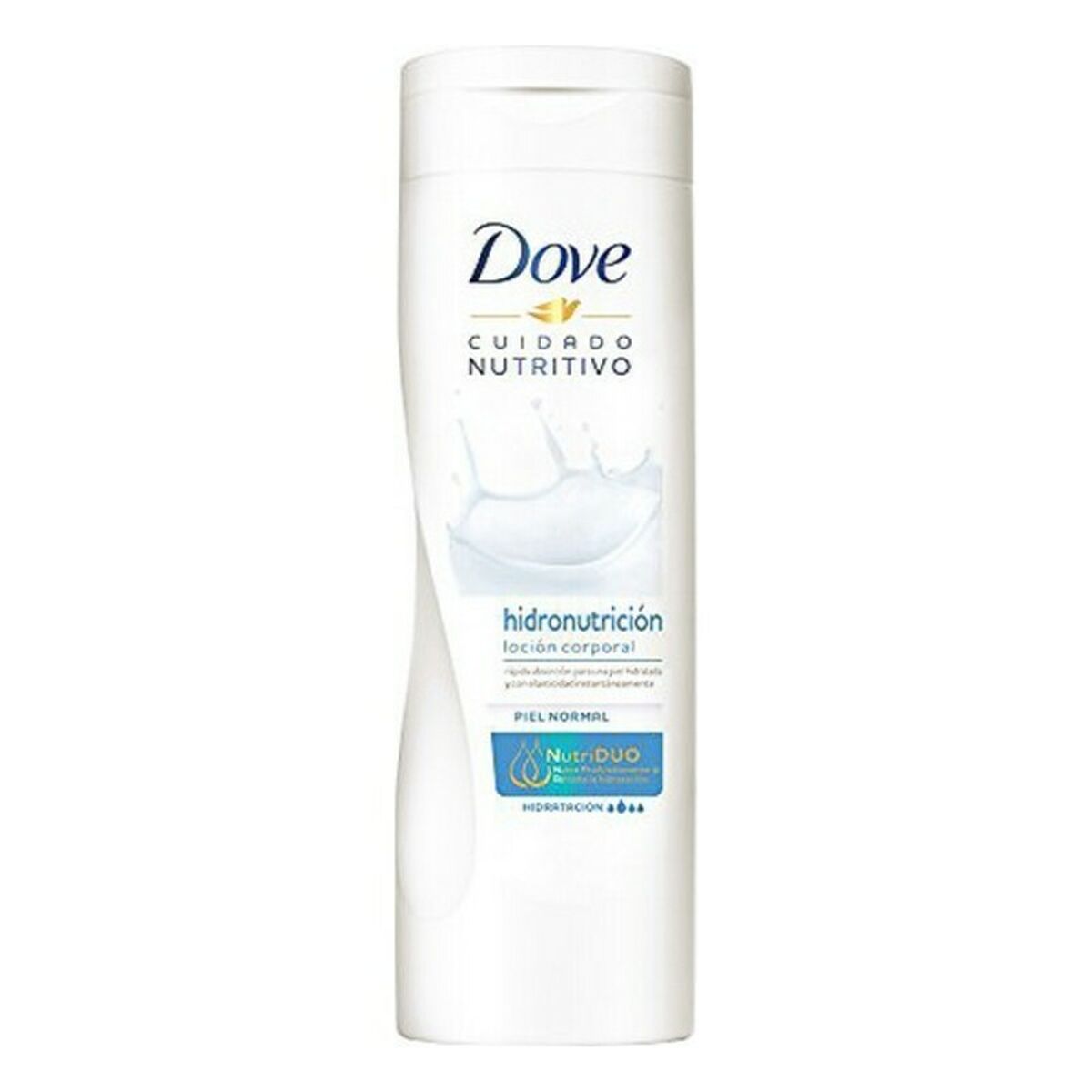 Lotion corporelle HIDRONUTRICIÓN Dove 400 ml, pour peau normale, soin hydratant, cosmétique de qualité.