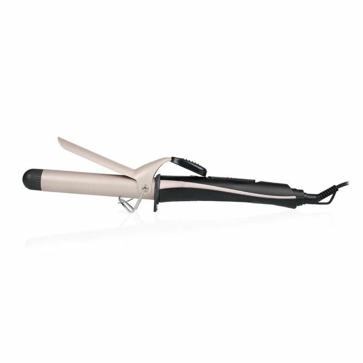 Fer à friser Tristar HD-2421 noir avec réglage de température, arrêt automatique et cable d'alimentation.