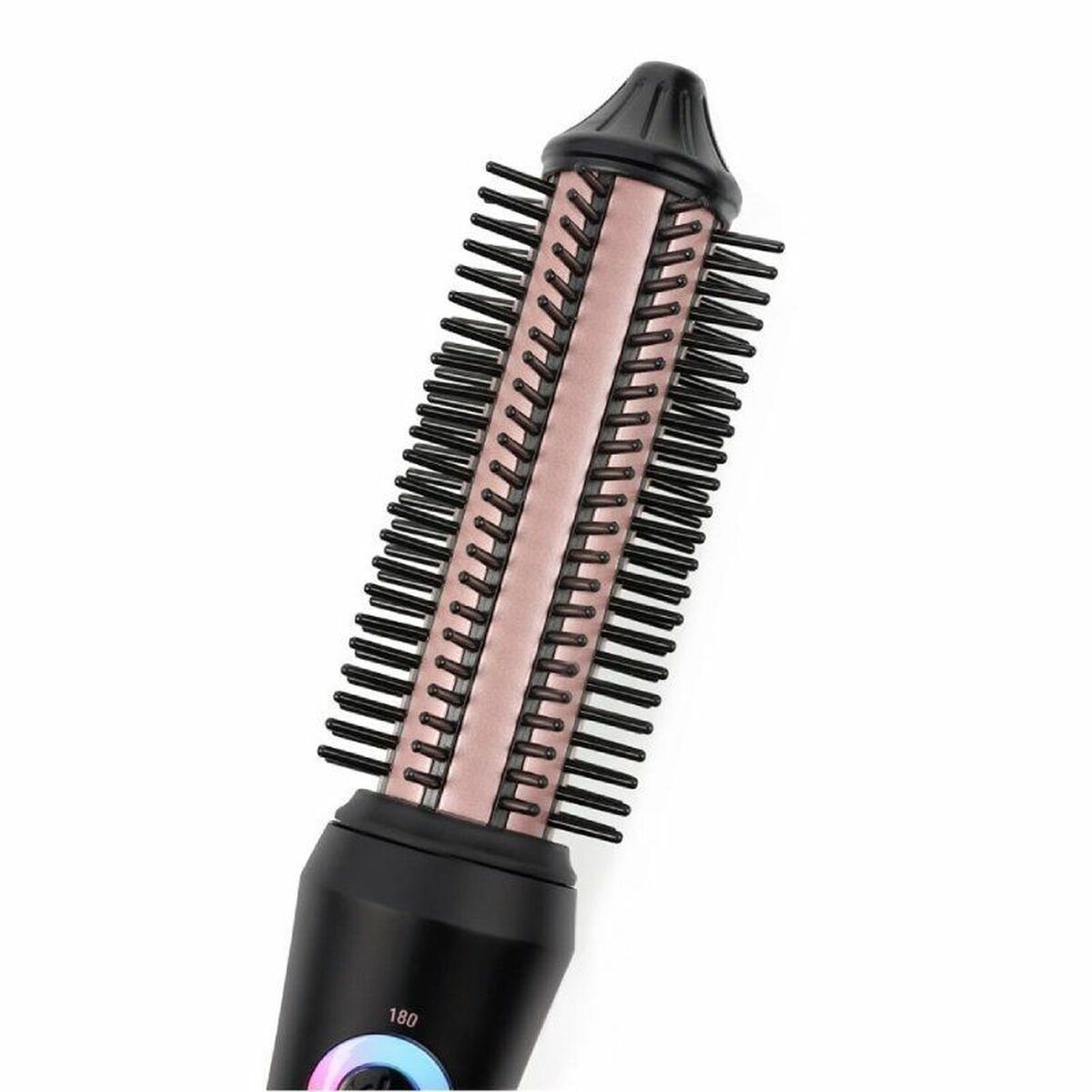 Fer à friser Tristar HD-2503, brosse noire avec picots, design innovant pour des cheveux ondulés, thermostat réglable.