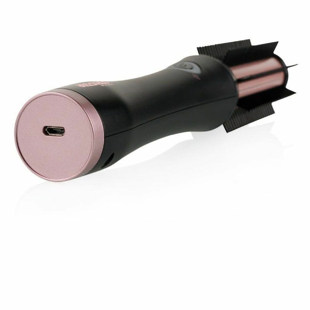 Fer à friser Tristar HD-2503, noir et rose, brosse sans fil, prise EU, avec protection contre la surchauffe.