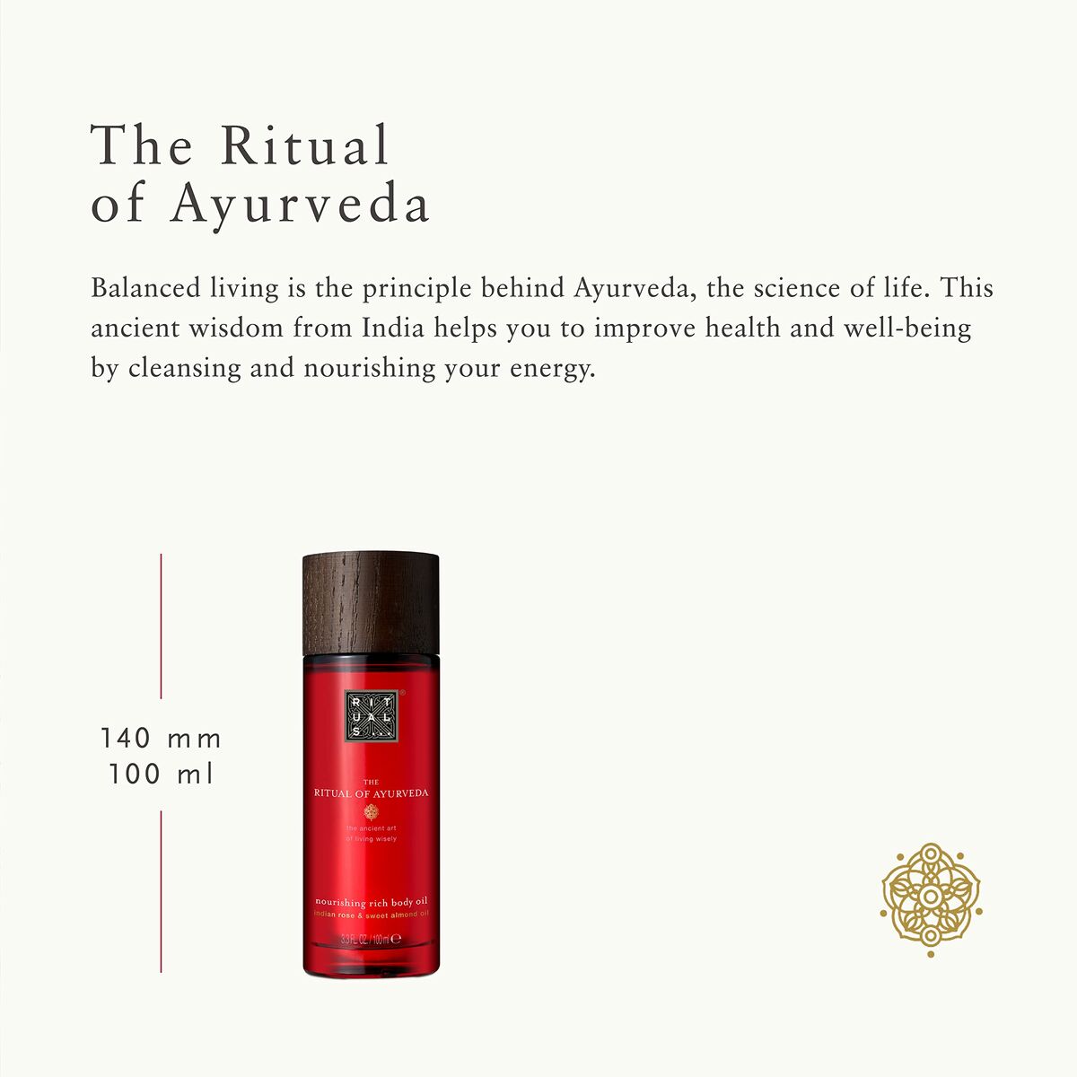 Protecteur Solaire Rituals The Ritual Of Ayurveda 100 ml, crème solaire nourrissante, soins de la peau équilibrés.