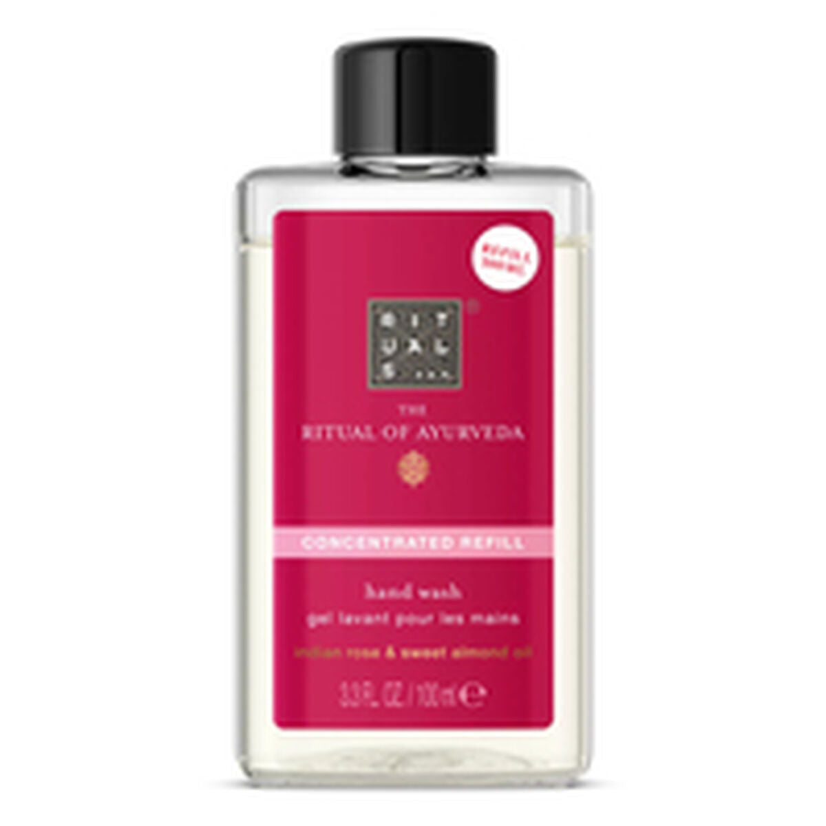 Gel de douche Rituals THE RITUAL OF AYURVEDA 100 ml, unisexe, non testé sur animaux, ingrédients naturels, emballage durable.