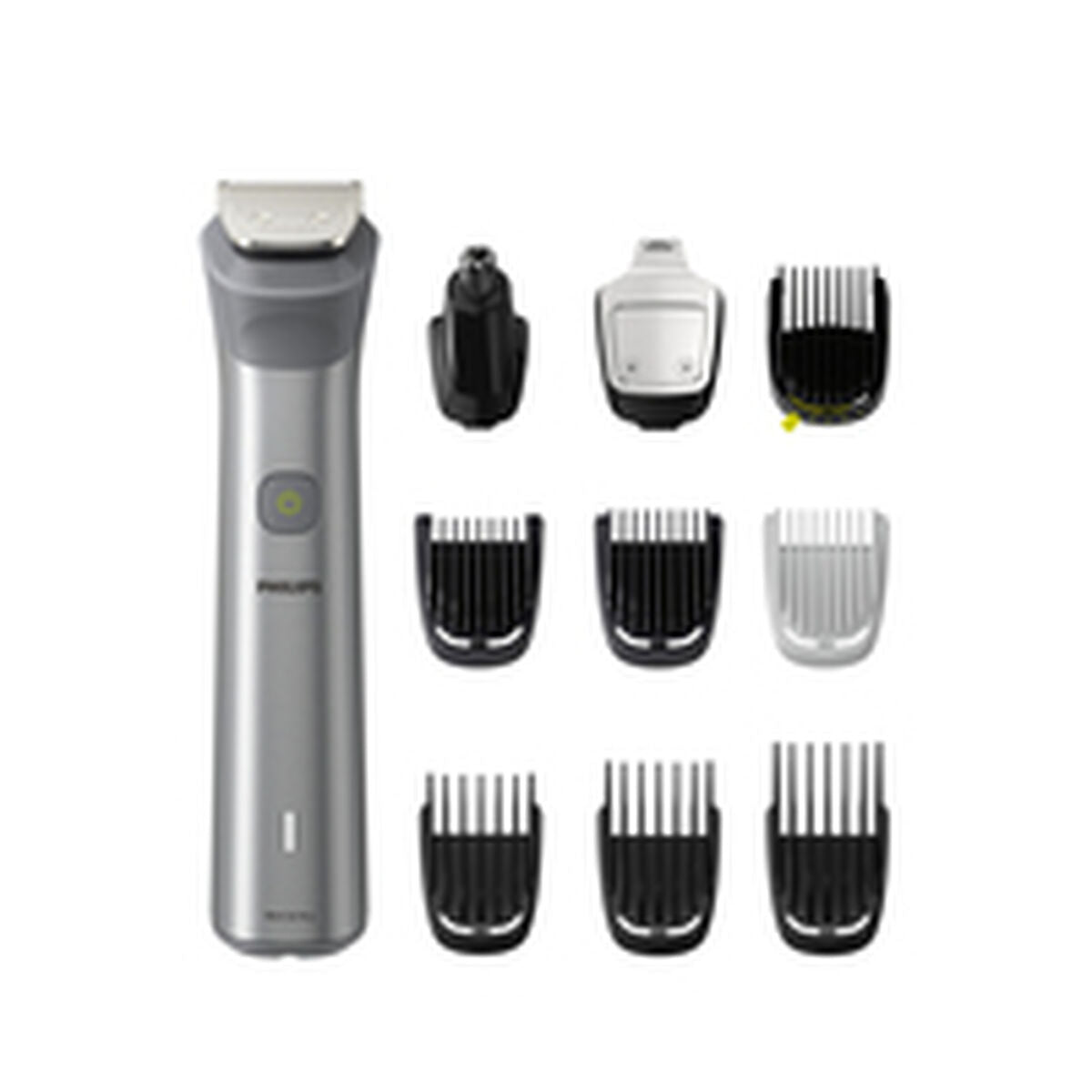 Rasoir électrique Philips avec accessoires, design ergonomique et rechargeable, idéal pour un rasage sans fil.