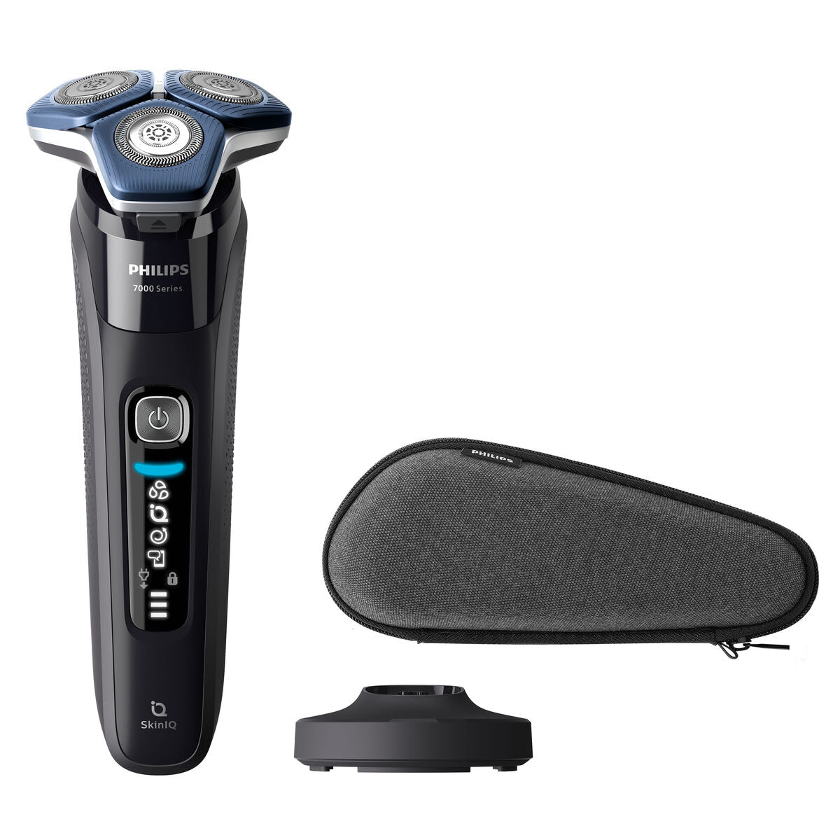 Rasoir electrique Philips S7886/35 Série 7000 avec étui, pour un rasage précis et confortable.
