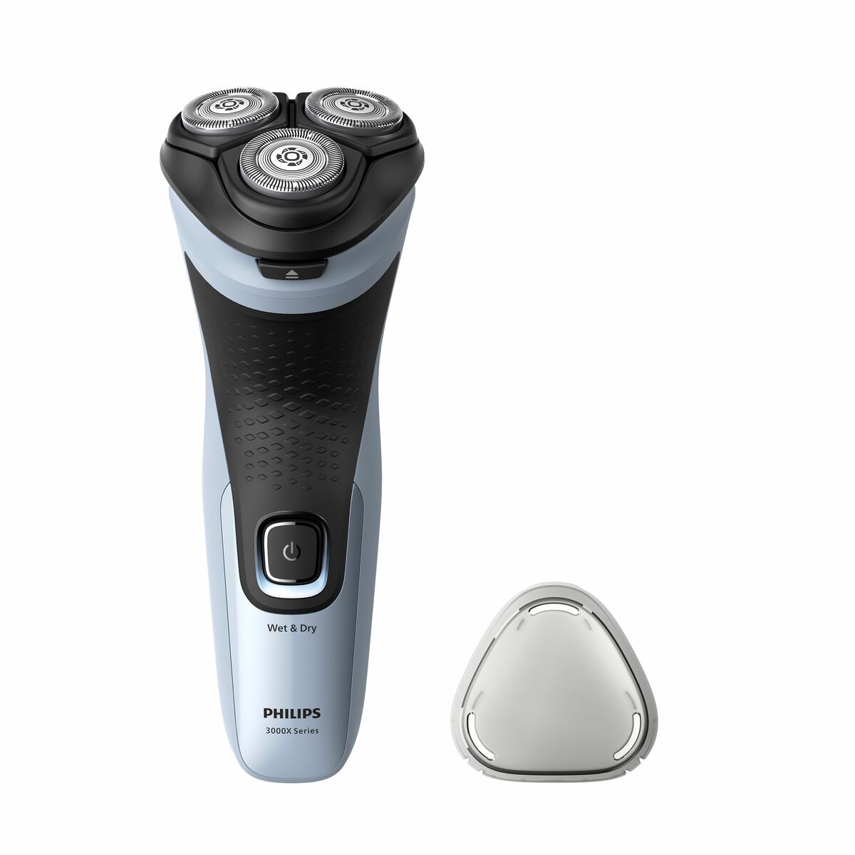 Rasoir électrique Philips X3003/00, modèle humide et sec, recharge rapide, design ergonomique pour un soin de qualité.